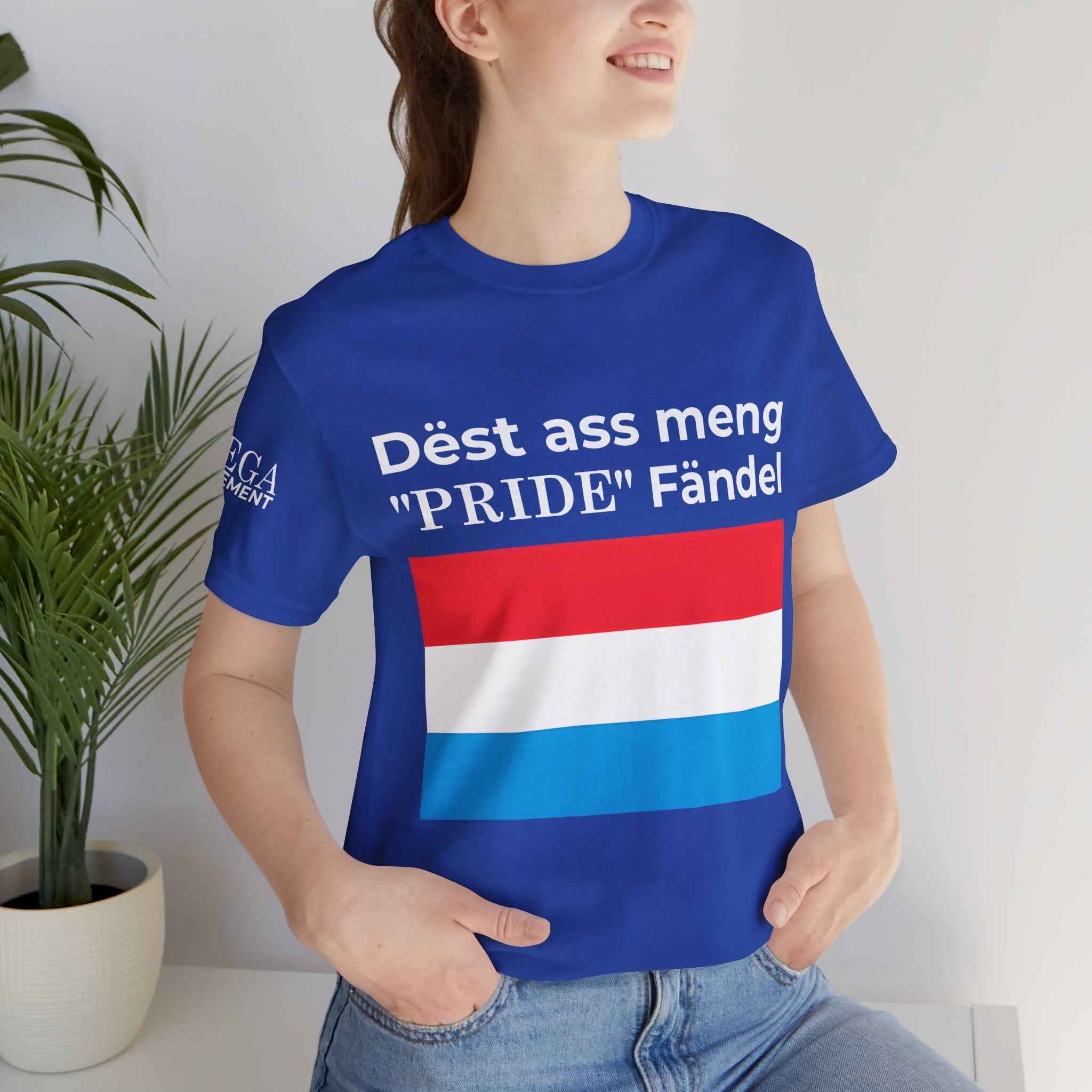 Luxembourg Pride Flag Unisex Tee, Patriotic Pride, Casual Wear, Unisex Shirt
