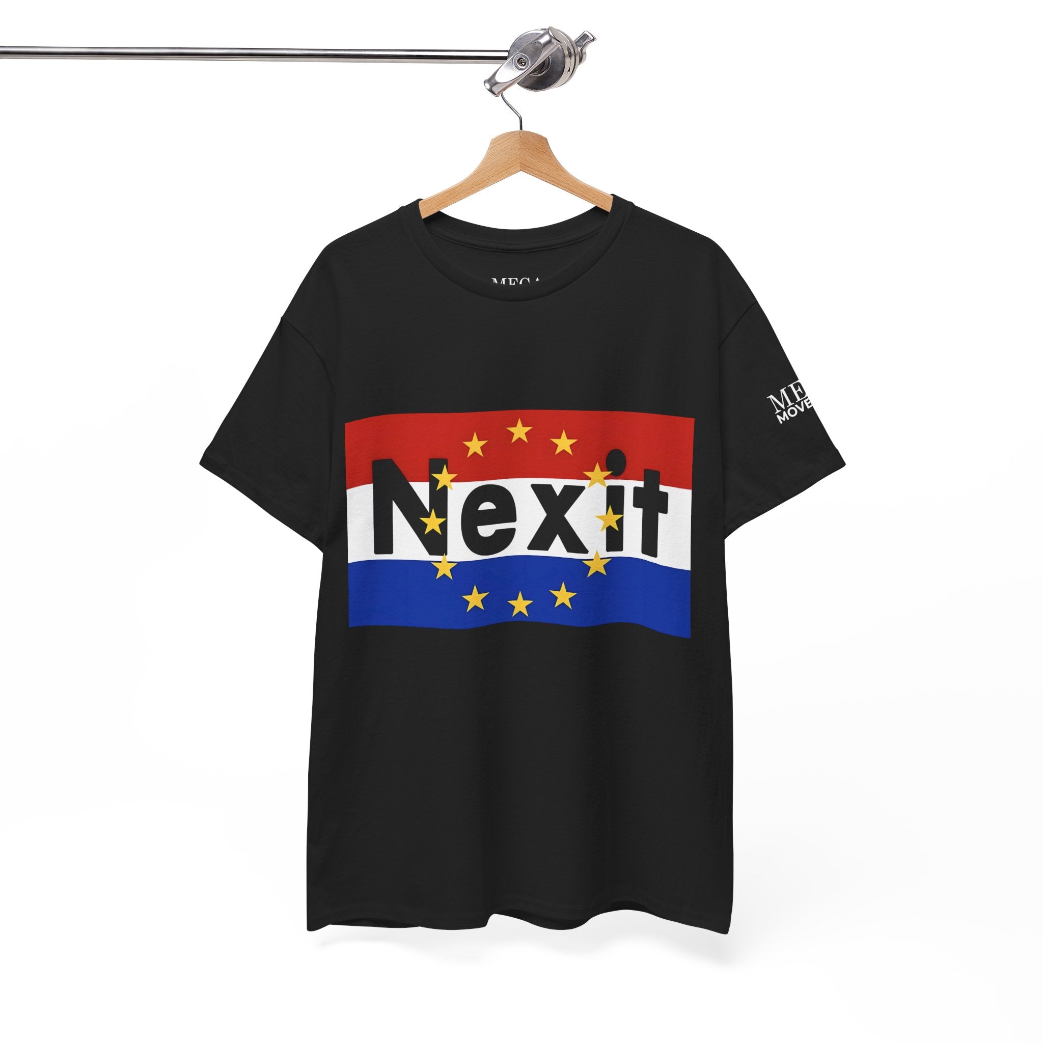 Nexit Unisex Heavy Cotton Tee - Casual Wear, Political Statement, Gift for Activists, Comfortable Everyday Tee - Mega Movement