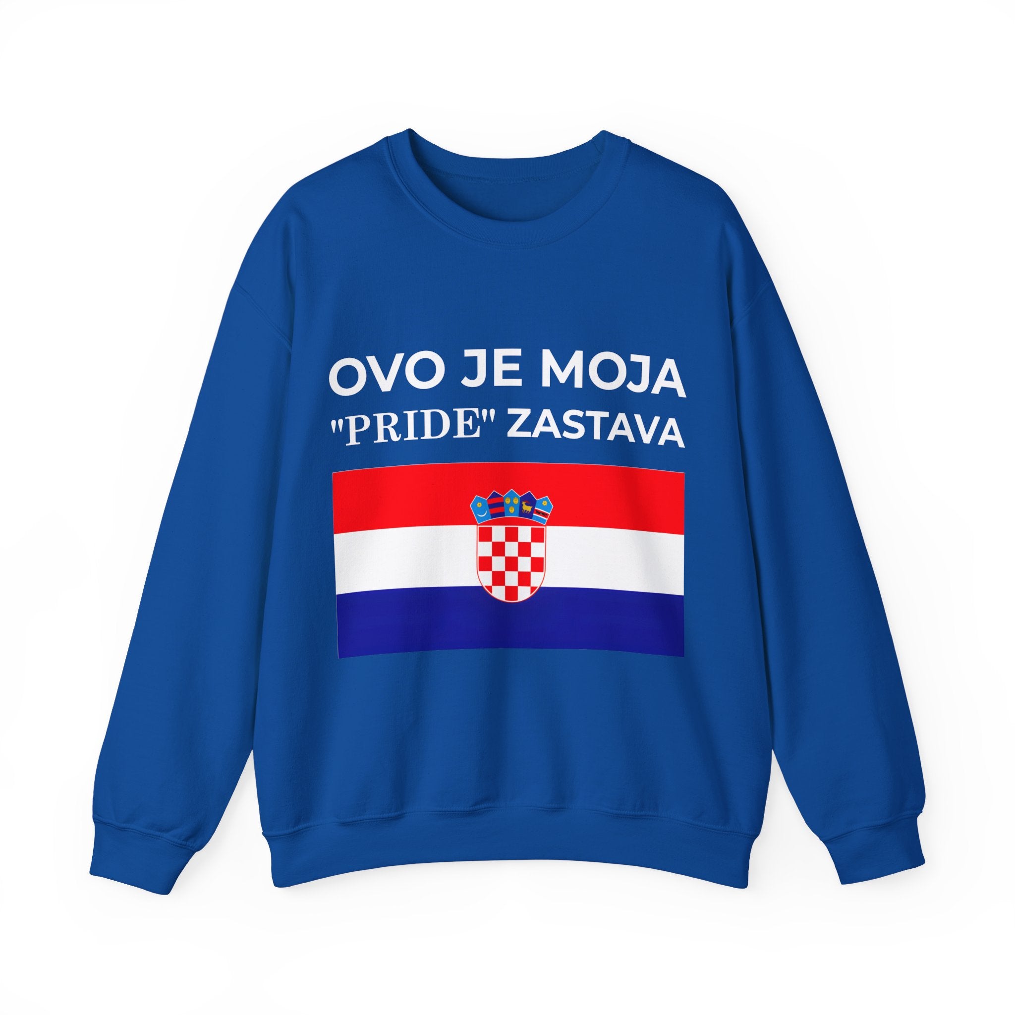 Croatian Pride Flag Sweatshirt, Unisex Crewneck, Croatian Pride Apparel, Celebrate Love, Gift for Allies - Mega Movement