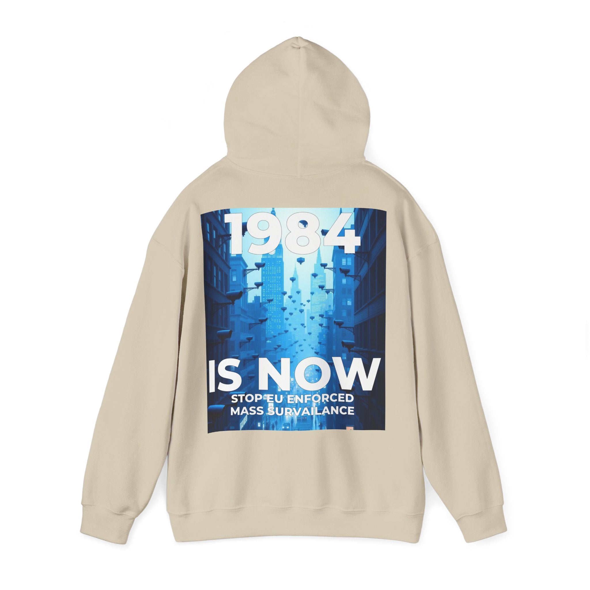 1984 IS NOW Unisex Heavy Blend™ Hooded Sweatshirt - Mega Movement