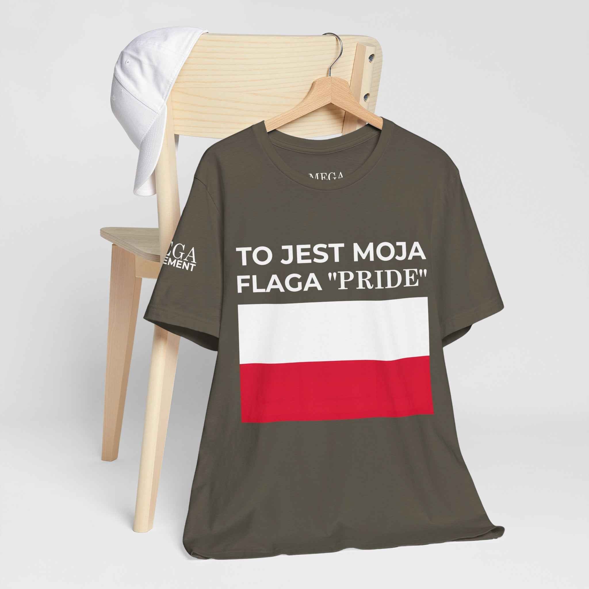 Poland Pride Flag Unisex Tee, Patriotic Pride Shirt, Short Sleeve T-Shirt, Gifts for Allies, Celebratory Apparel, Statement Tee