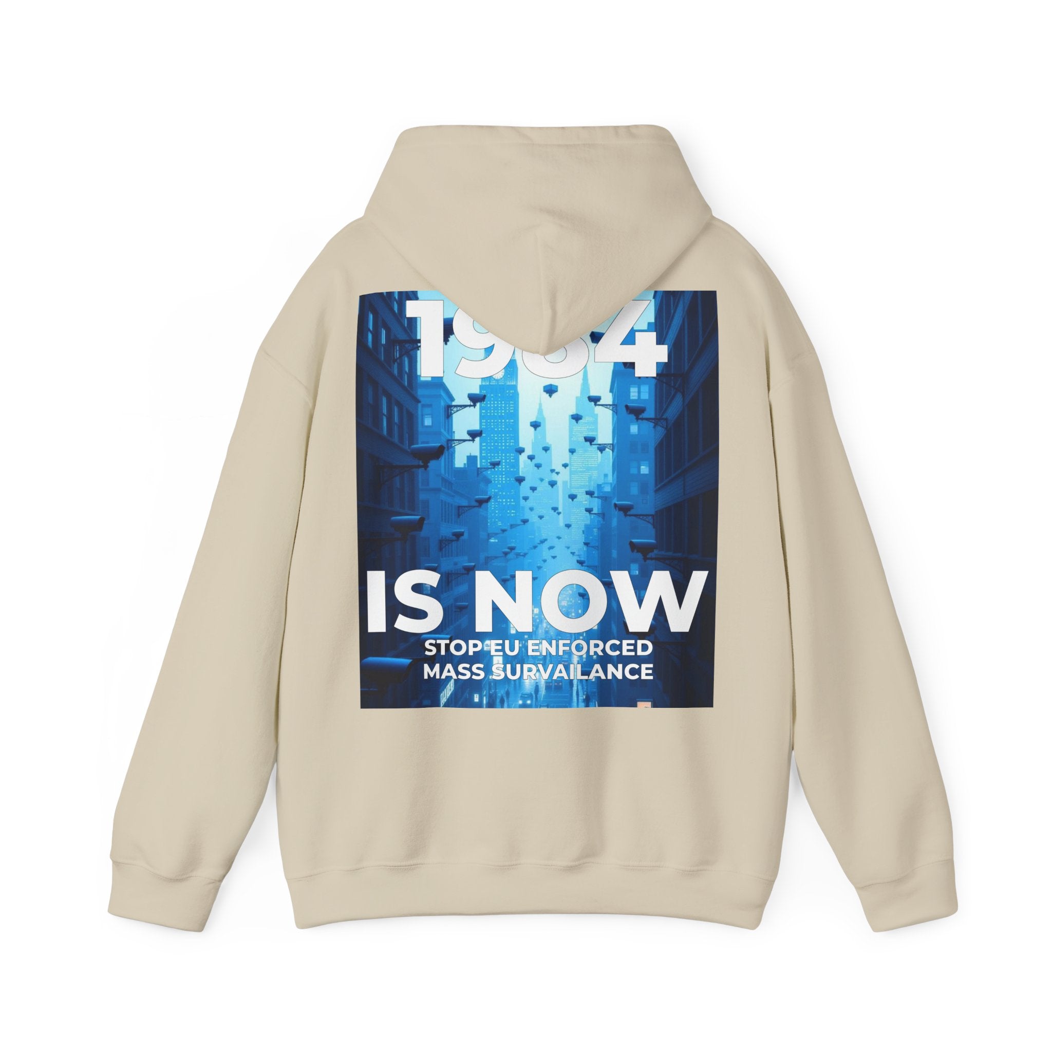 1984 IS NOW Unisex Heavy Blend™ Hooded Sweatshirt - Mega Movement