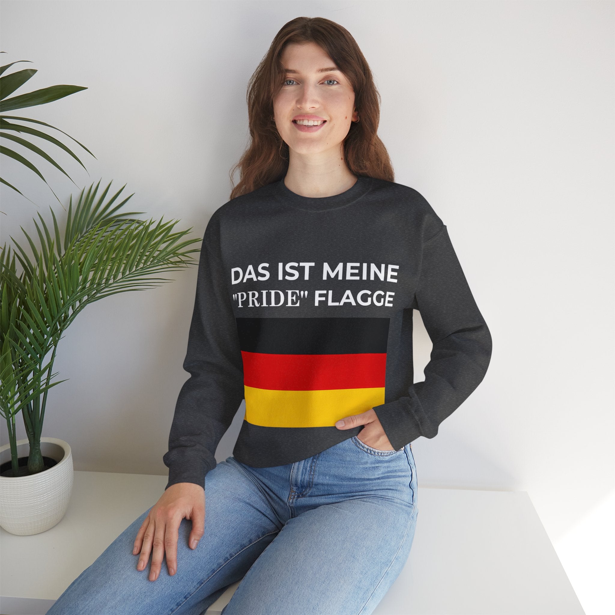 German Pride Sweatshirt | Unisex Heavy Blend™ Crewneck, Casual Comfort, Gift for Allies, Autumn Fashion - Mega Movement