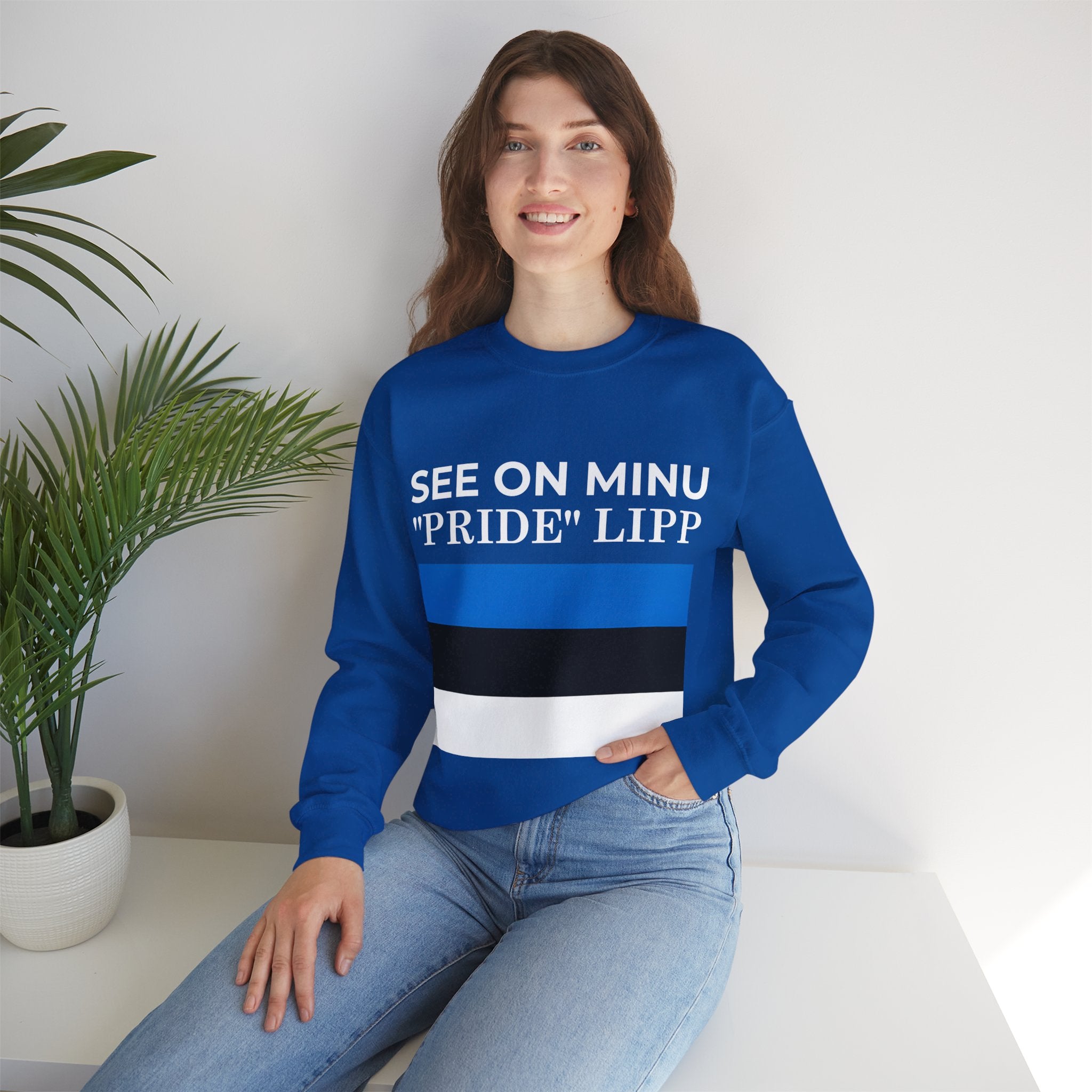 Estrion Pride Crewneck Sweatshirt, Unisex Pride Apparel, Comfortable Casual Wear, Stylish Crewneck - Mega Movement
