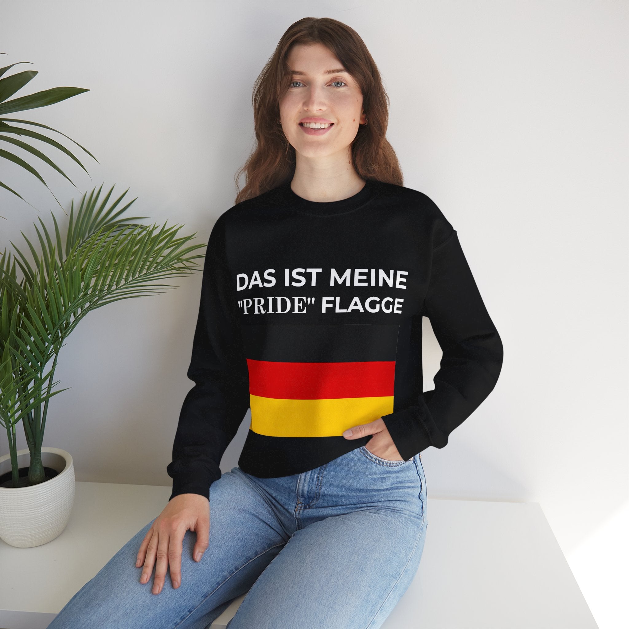 German Pride Sweatshirt | Unisex Heavy Blend™ Crewneck, Casual Comfort, Gift for Allies, Autumn Fashion - Mega Movement
