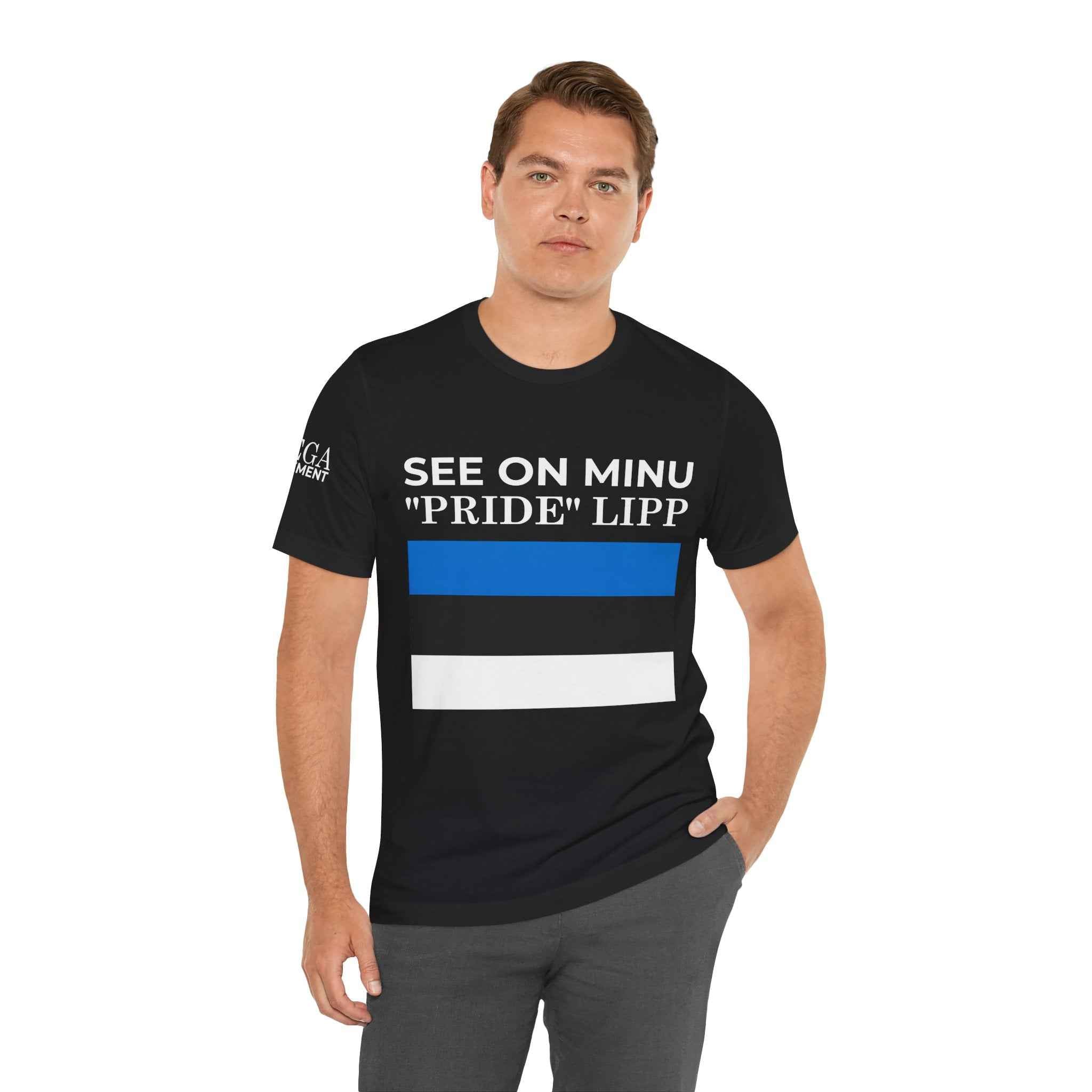 Estonian Flag Unisex Tee, Cool Casual Wear, Gift for Travelers, Estonia Pride Shirt, Independence Day Apparel, Summer Essential