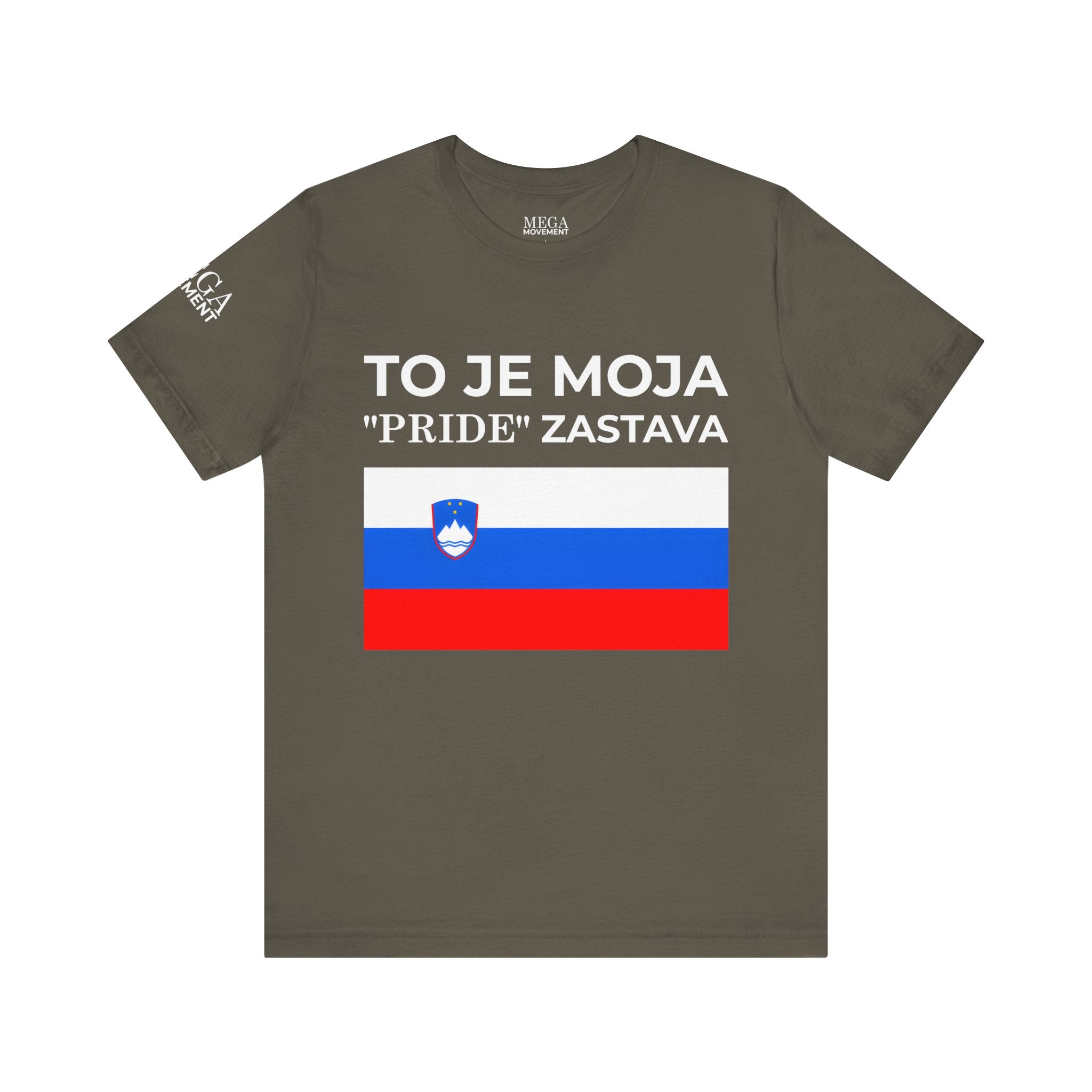 Slovenian Pride Tee | Unisex Graphic Shirt for Celebrations, Casual Wear, Gift for Allies, Patriot Pride Outfit - Mega Movement