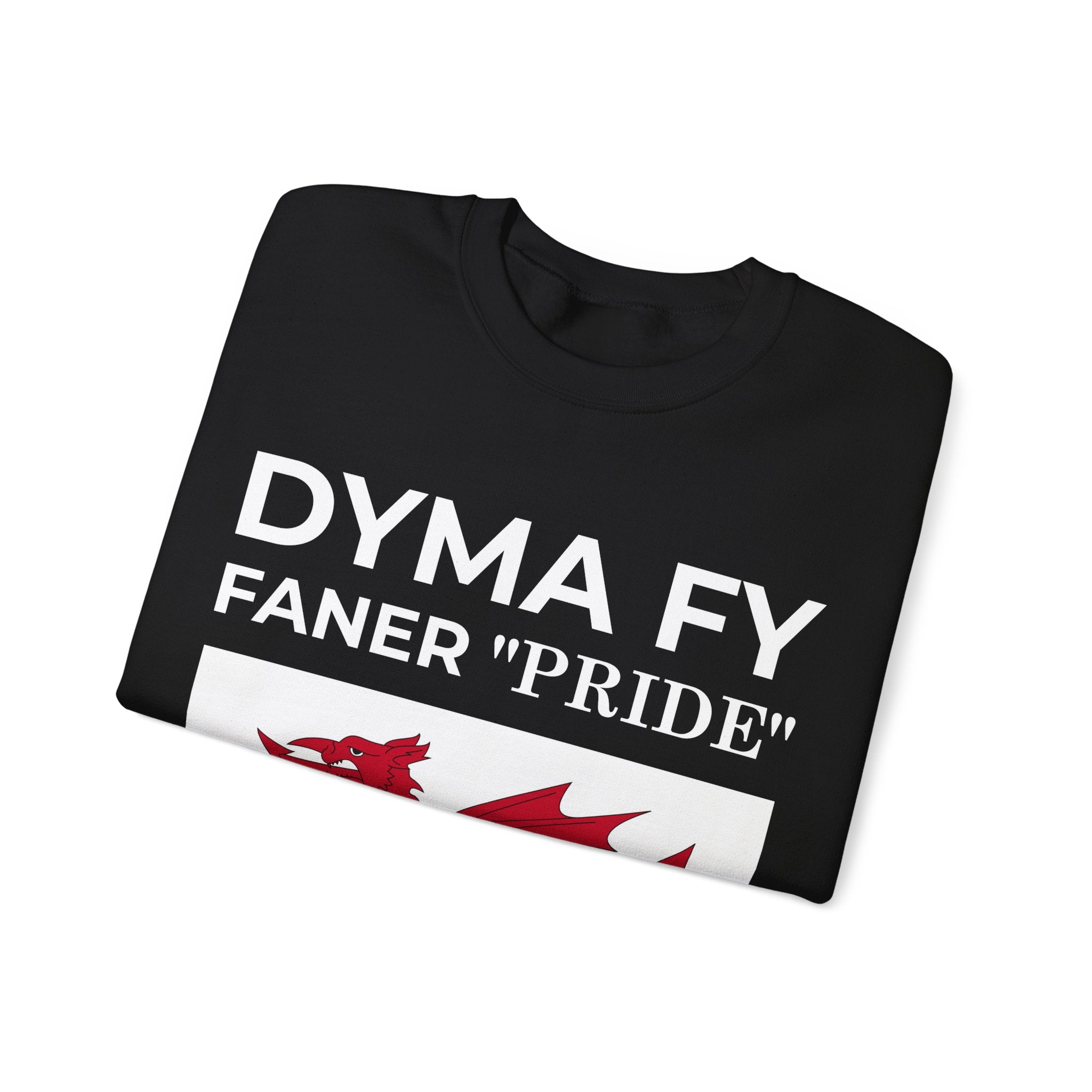 Welsh Pride Sweatshirt for Welsh Heritage Lovers, Unisex Cozy Crewneck, Perfect for Celebrations, Gifts, Casual Wear, Dyma Fy Design - Mega Movement