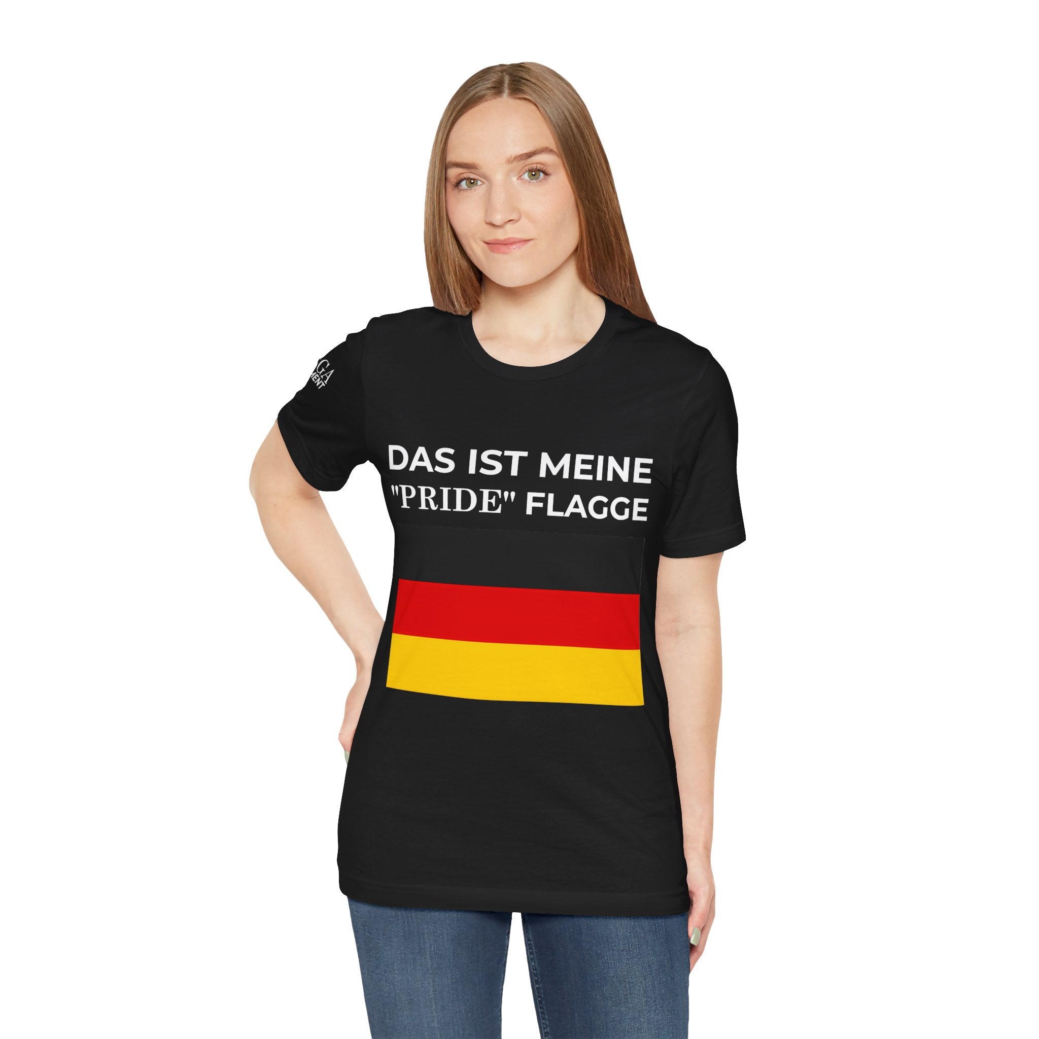 Germany  Pride Flag Unisex Jersey Tee | Casual Wear, Gift for Travelers, Team Spirit, Vacation Apparel, Summer Style - Mega Movement