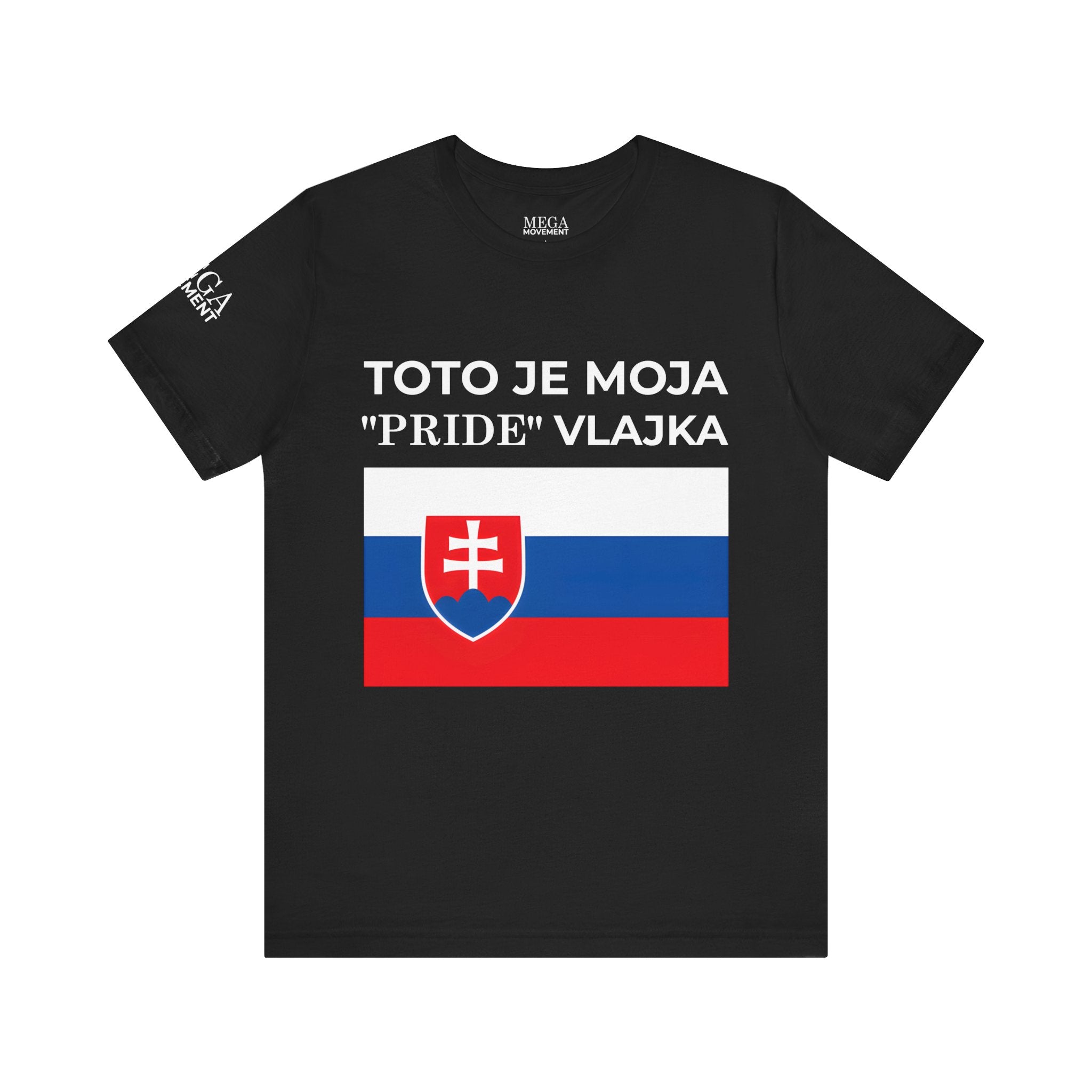 Slovakia Pride Flag Unisex Tee, Casual Wear, Festival Shirt, Summer Fashion, Everyday Comfort - Mega Movement