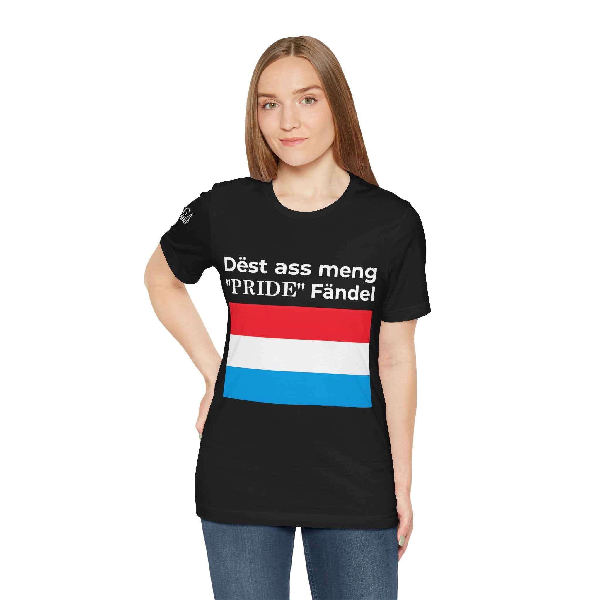 Luxembourg Pride Flag Unisex Tee, Patriotic Pride, Casual Wear, Unisex Shirt