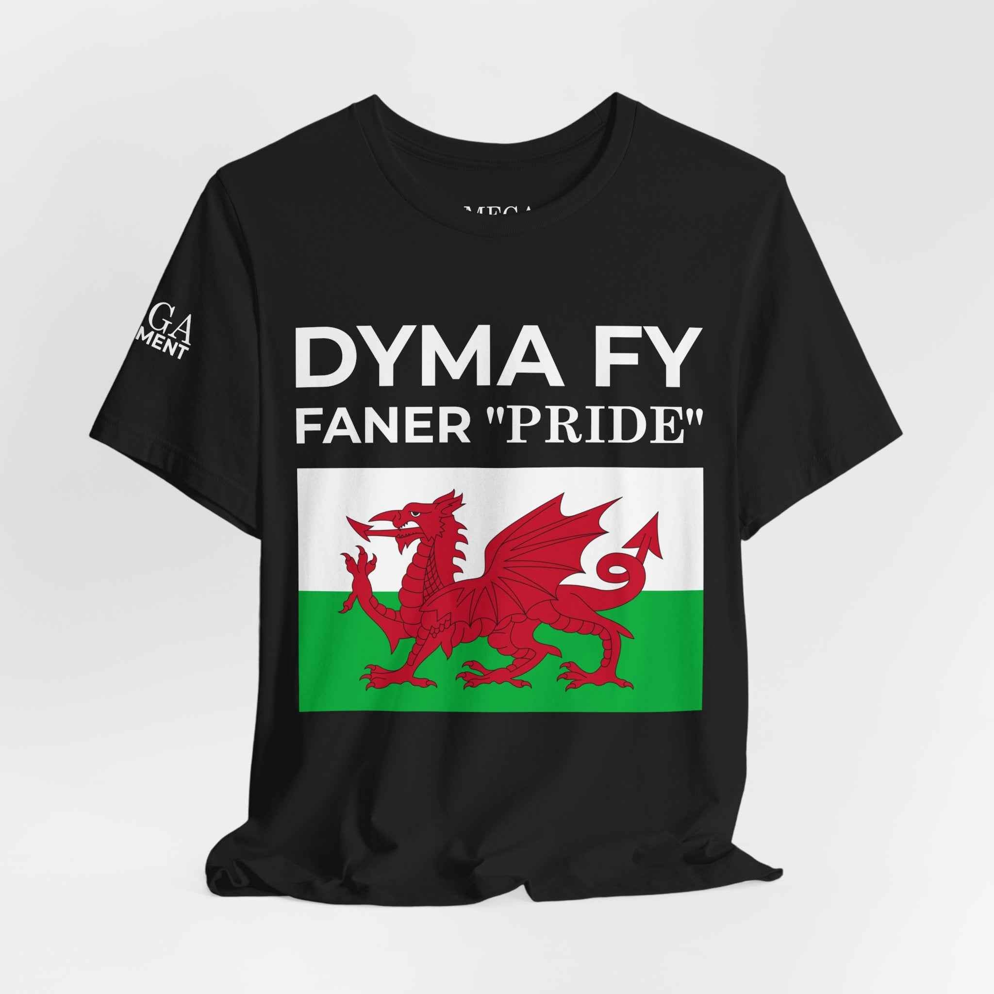 Welsh Pride Unisex Tee, Comfortable Graphic T-shirt, Casual Wear, Gift for Dragon Lovers, Birthday Present, St. David's Day Top