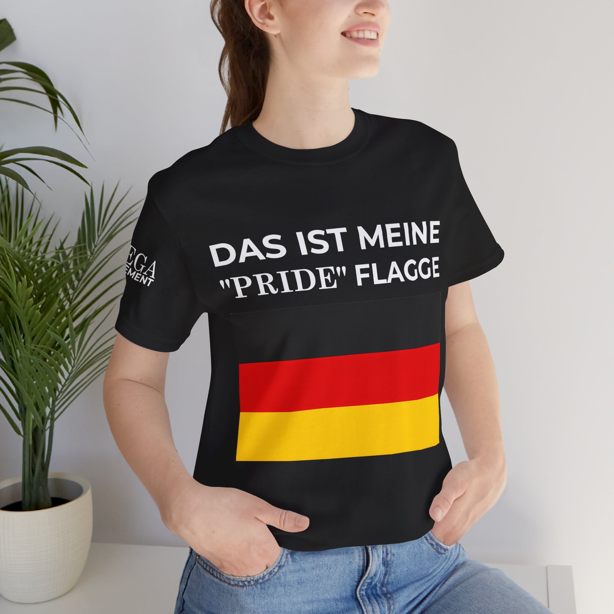 Germany  Pride Flag Unisex Jersey Tee | Casual Wear, Gift for Travelers, Team Spirit, Vacation Apparel, Summer Style - Mega Movement