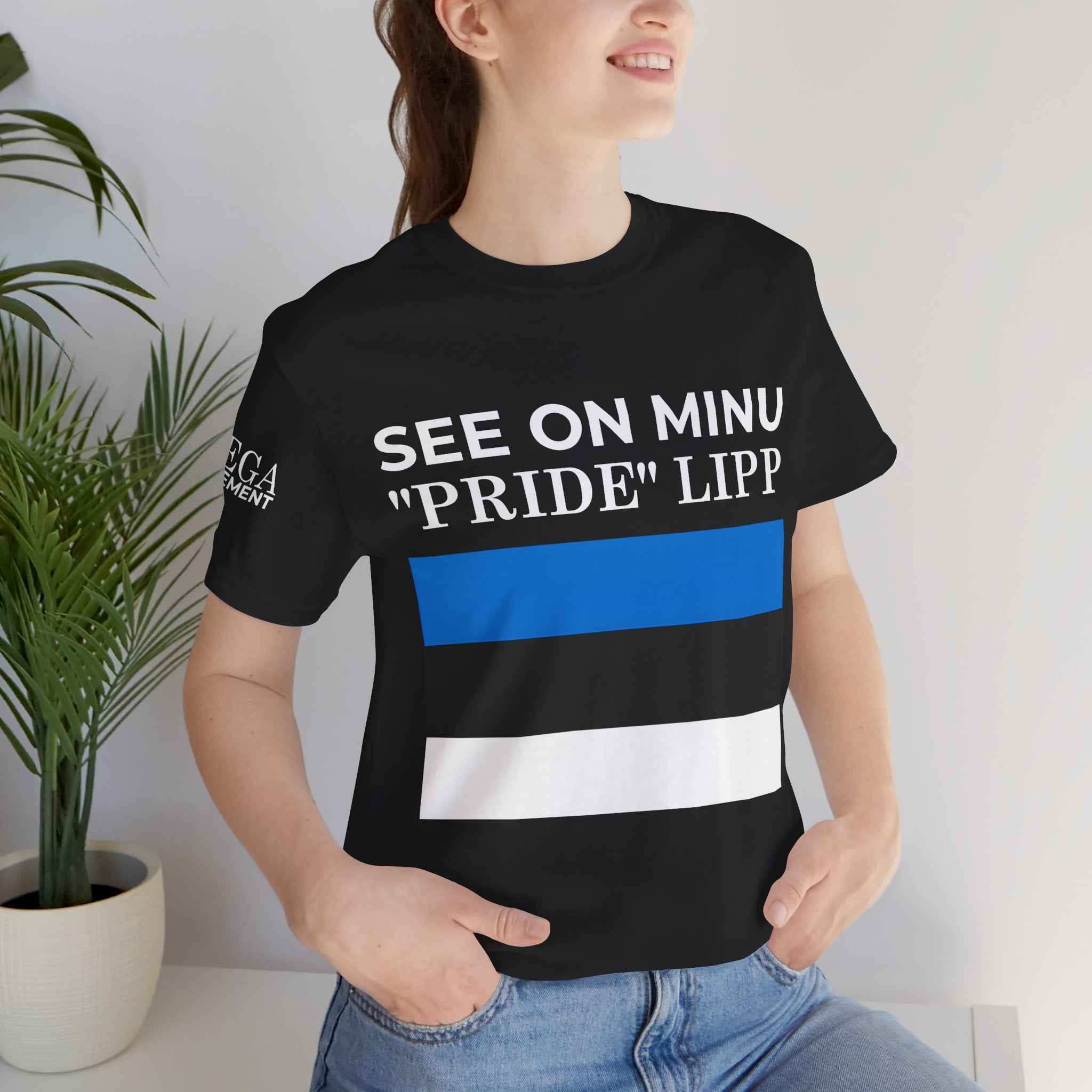 Estonian Flag Unisex Tee, Cool Casual Wear, Gift for Travelers, Estonia Pride Shirt, Independence Day Apparel, Summer Essential