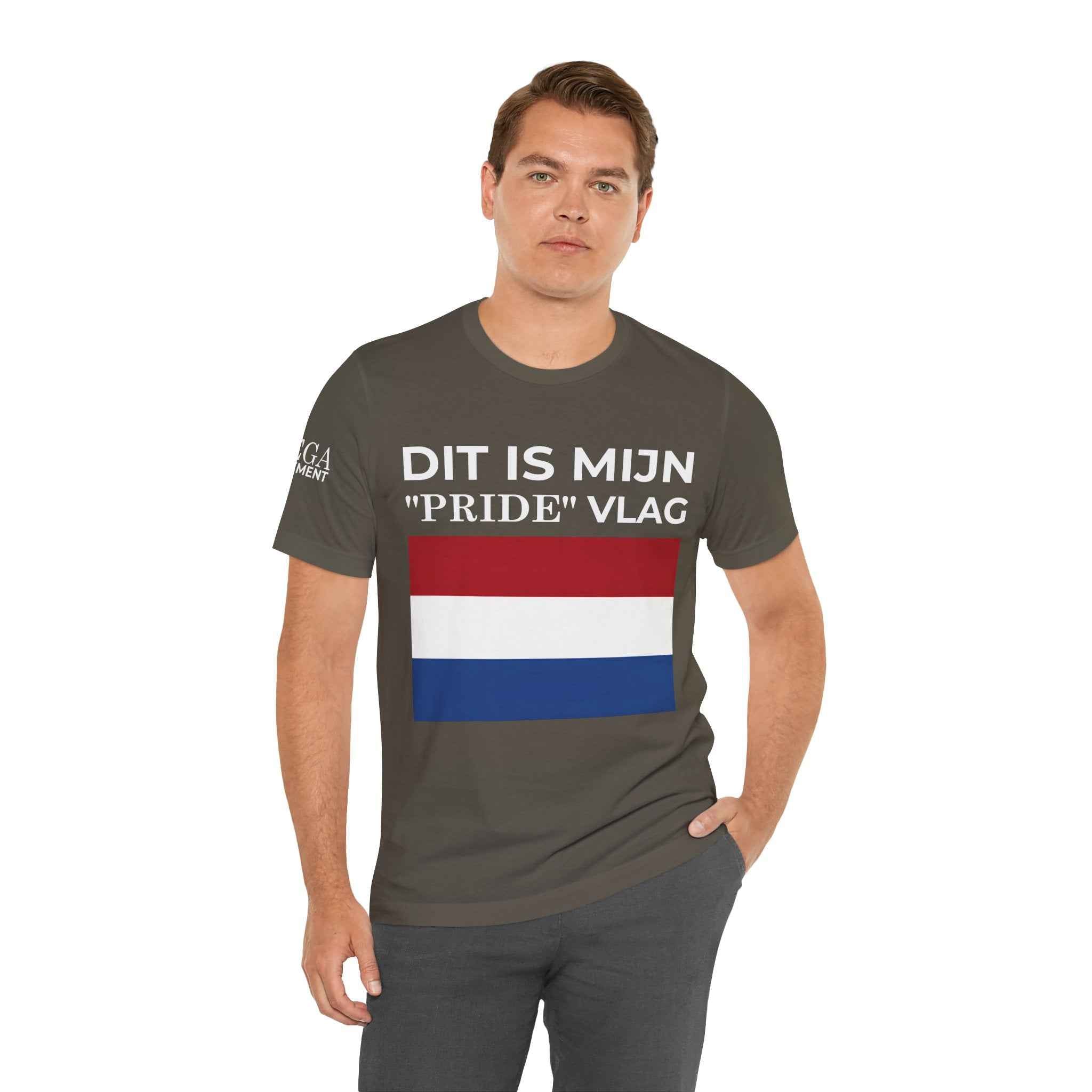 Netherlands Pride Flag Unisex Tee, Patriotic Apparel, Short Sleeve T-Shirt