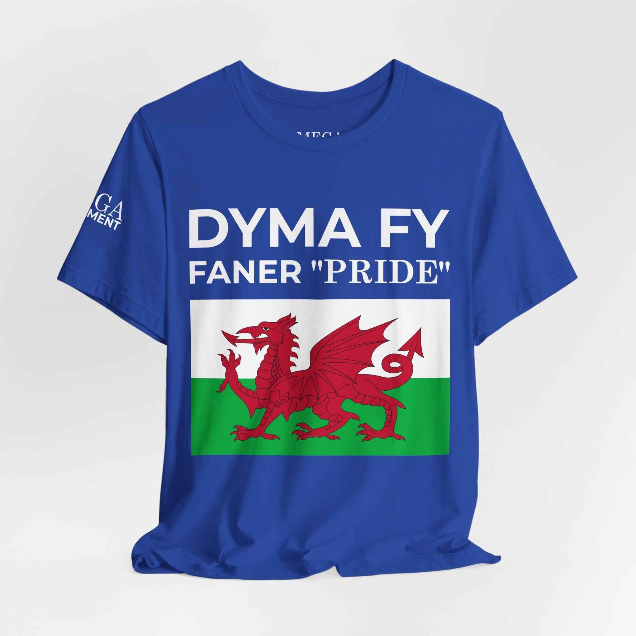Welsh Pride Unisex Tee, Comfortable Graphic T-shirt, Casual Wear, Gift for Dragon Lovers, Birthday Present, St. David's Day Top