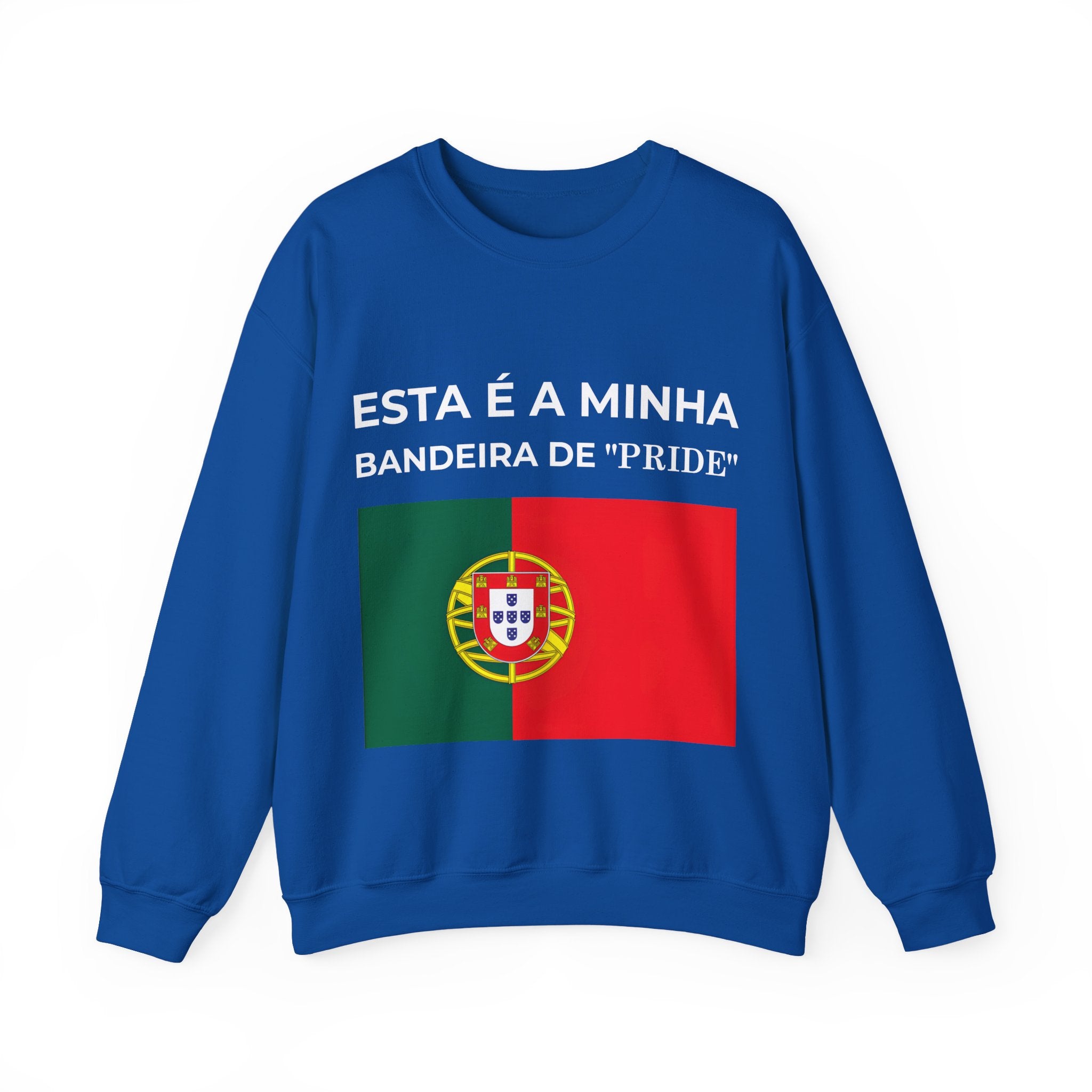 Portugal Pride Sweatshirt, Unisex Crewneck, Flag Design, Comfortable Gift for Celebrations - Mega Movement