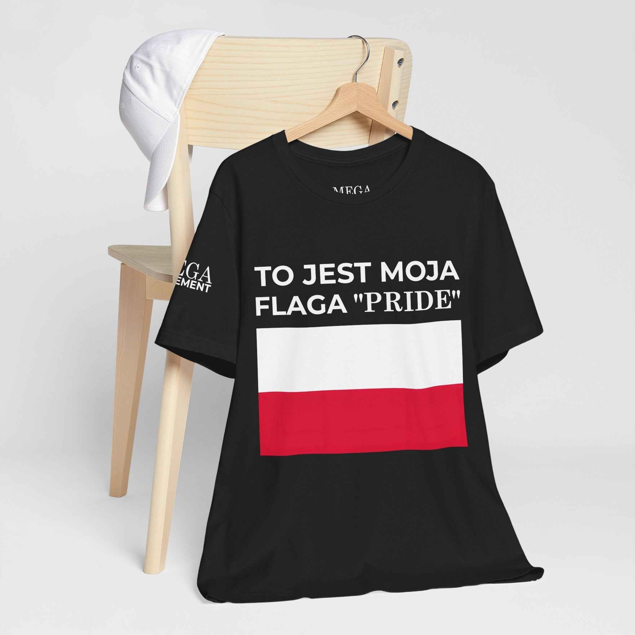 Poland Pride Flag Unisex Tee, Patriotic Pride Shirt, Short Sleeve T-Shirt, Gifts for Allies, Celebratory Apparel, Statement Tee