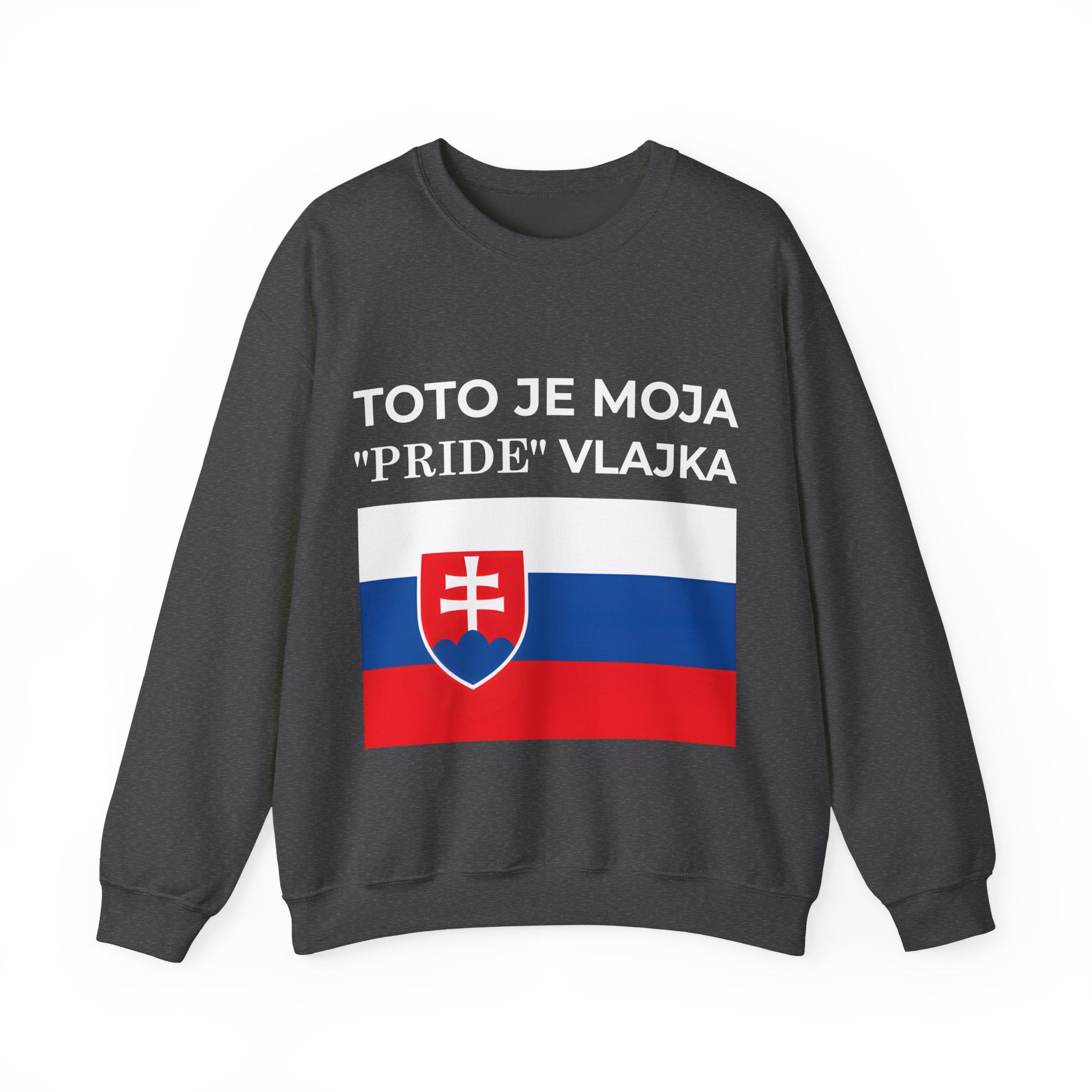 Slovakia Pride Flag Crewneck Sweatshirt, Unisex Sweatshirt, Comfortable Casual Wear - Mega Movement