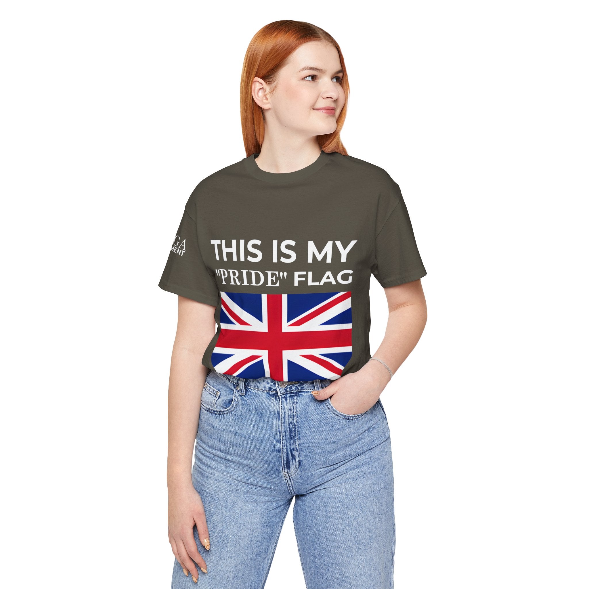 British Pride Flag Unisex Tee, Casual Wear, Daily Style - Mega Movement