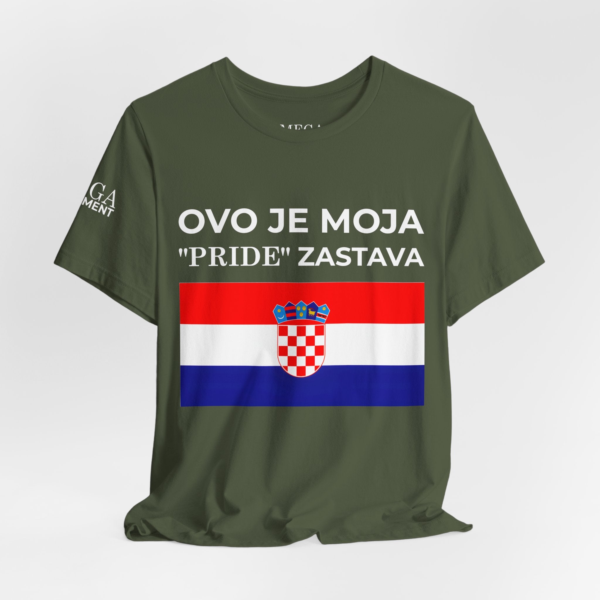 Croatia Pride Tee, Unisex Short Sleeve Shirt, Summer Festival Top, Gifts for Patriots - Mega Movement