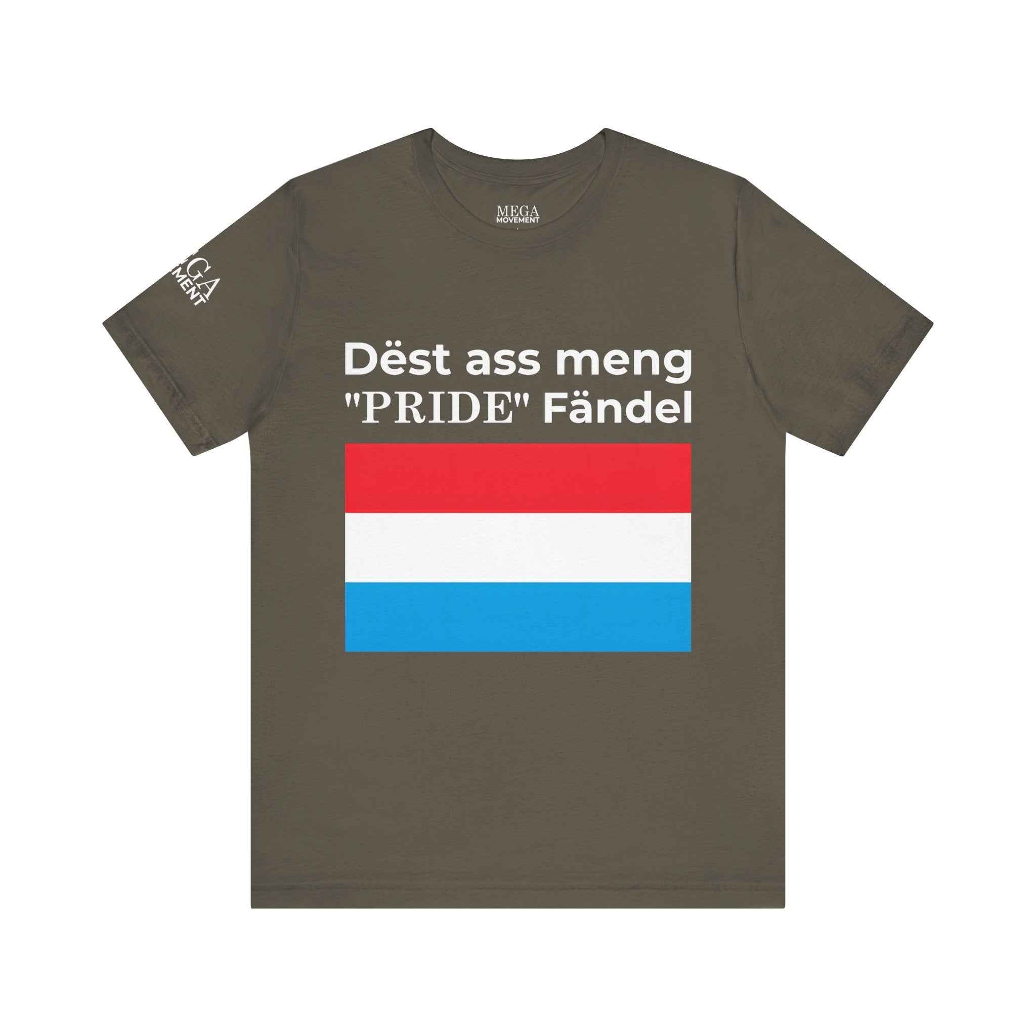 Luxembourg Pride Flag Unisex Tee, Patriotic Pride, Casual Wear, Unisex Shirt