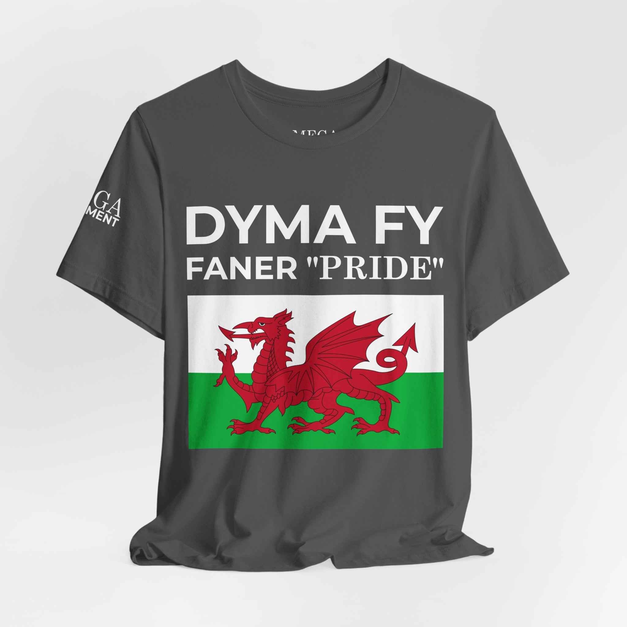 Welsh Pride Unisex Tee, Comfortable Graphic T-shirt, Casual Wear, Gift for Dragon Lovers, Birthday Present, St. David's Day Top