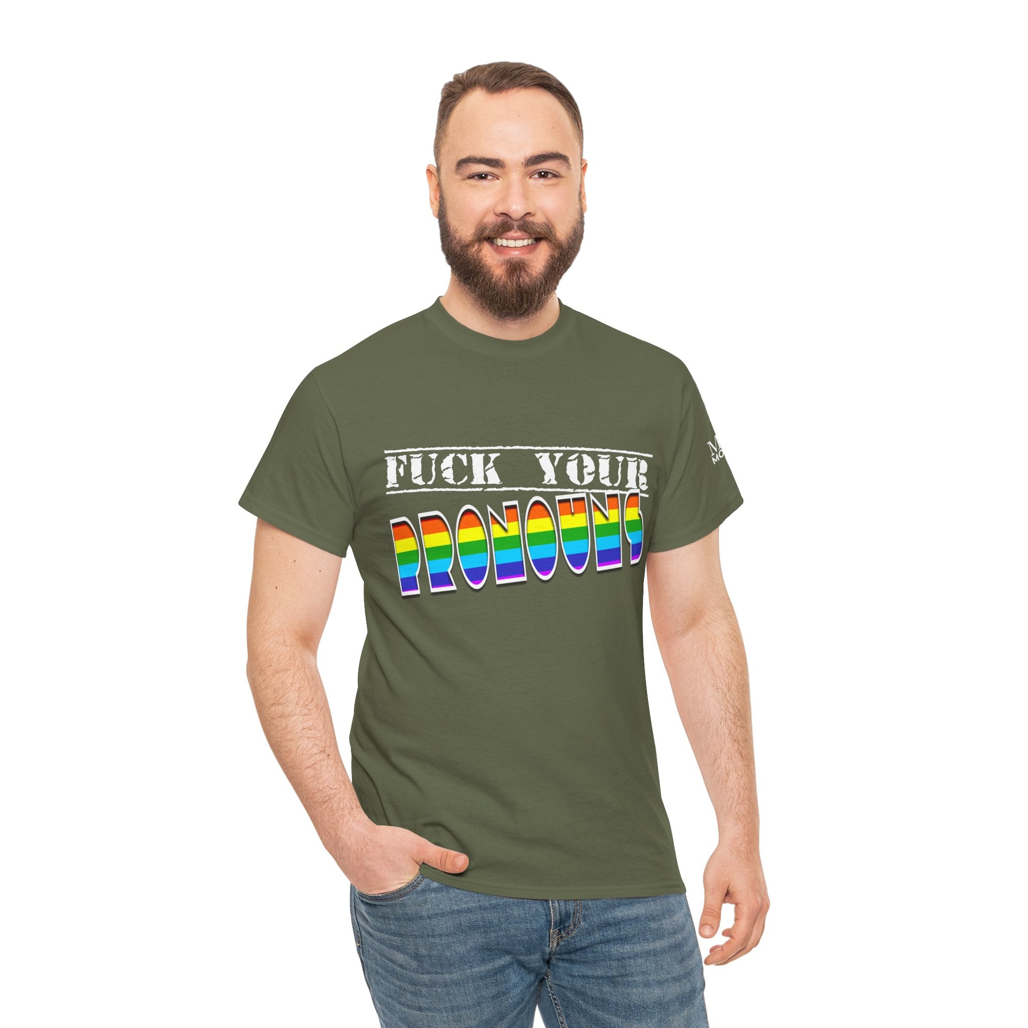 F*ck Your Pronounce Statement T-Shirt, Unisex Cotton Tee, Inclusive Fashion, Fun Gift, Casual Wear - Mega Movement
