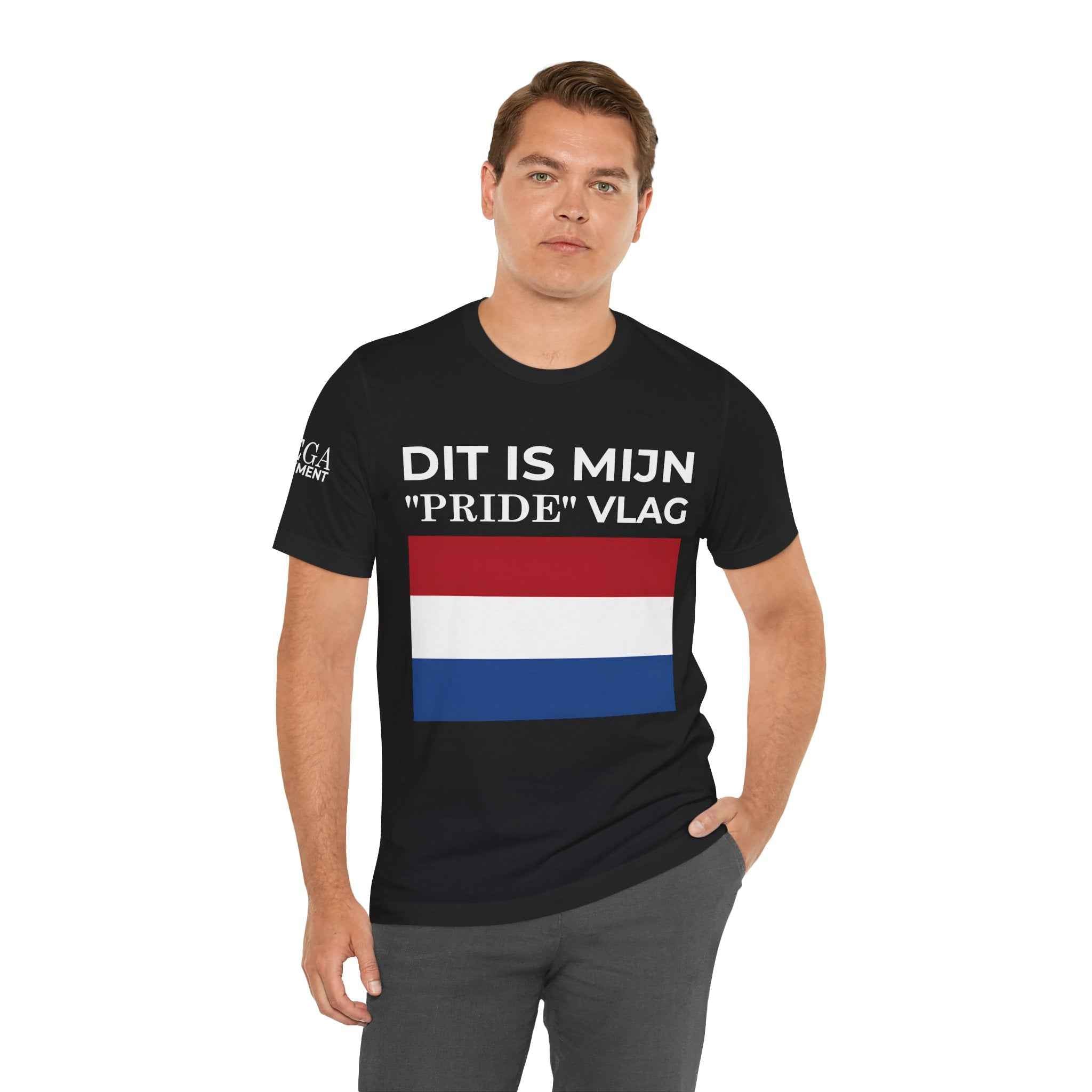 Netherlands Pride Flag Unisex Tee, Patriotic Apparel, Short Sleeve T-Shirt