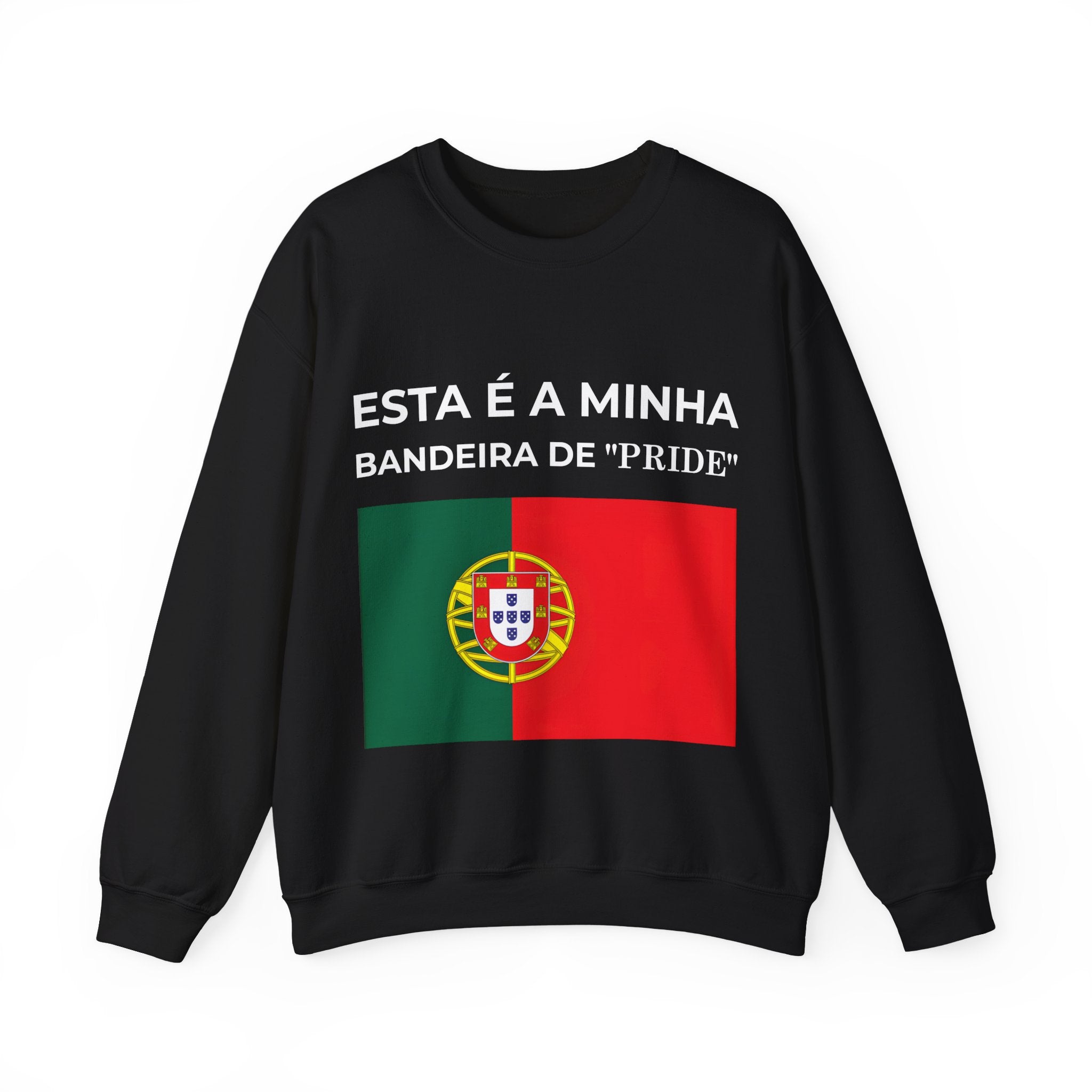 Portugal Pride Sweatshirt, Unisex Crewneck, Flag Design, Comfortable Gift for Celebrations - Mega Movement