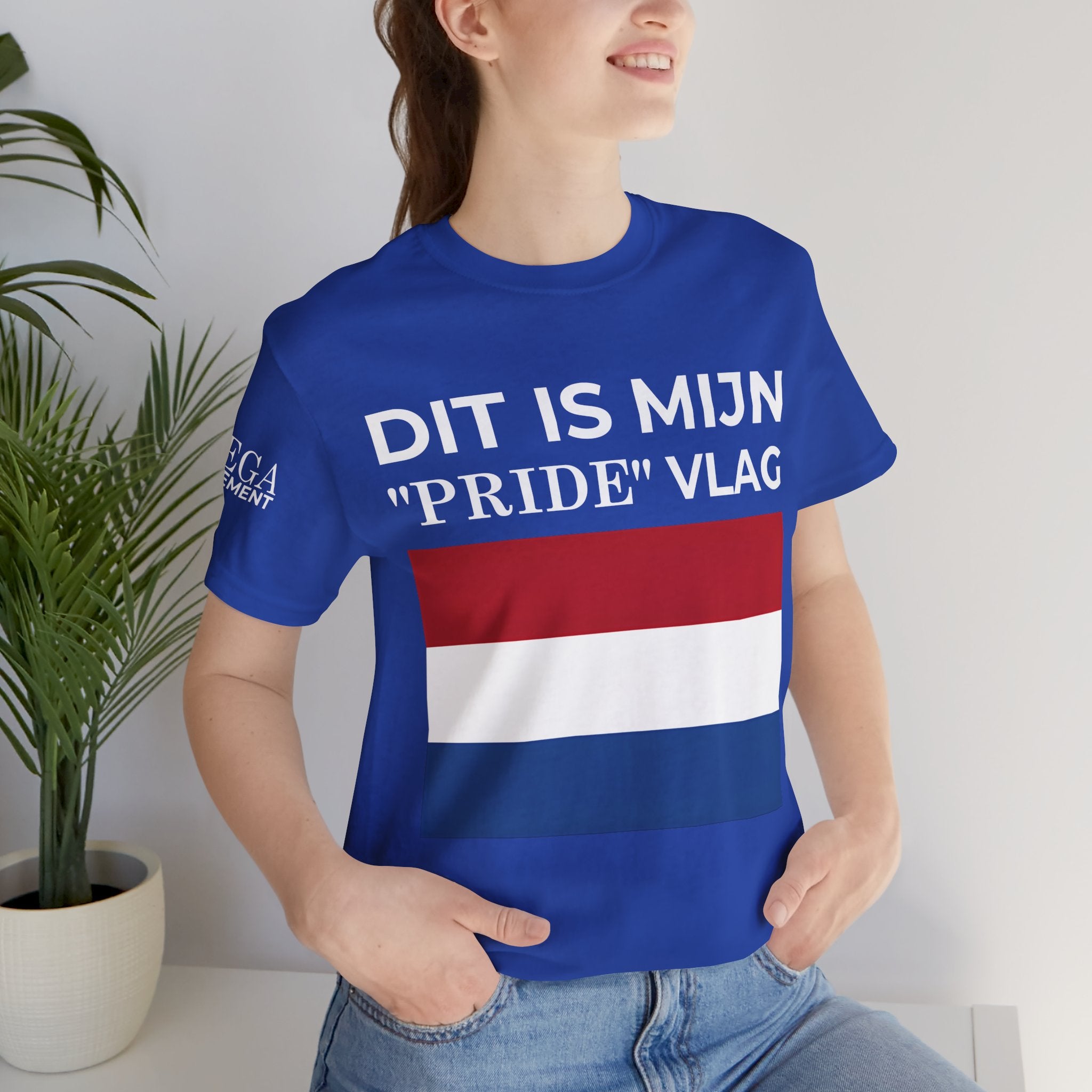 Netherlands Pride Flag Unisex Tee, Patriotic Apparel, Short Sleeve T-Shirt - Mega Movement