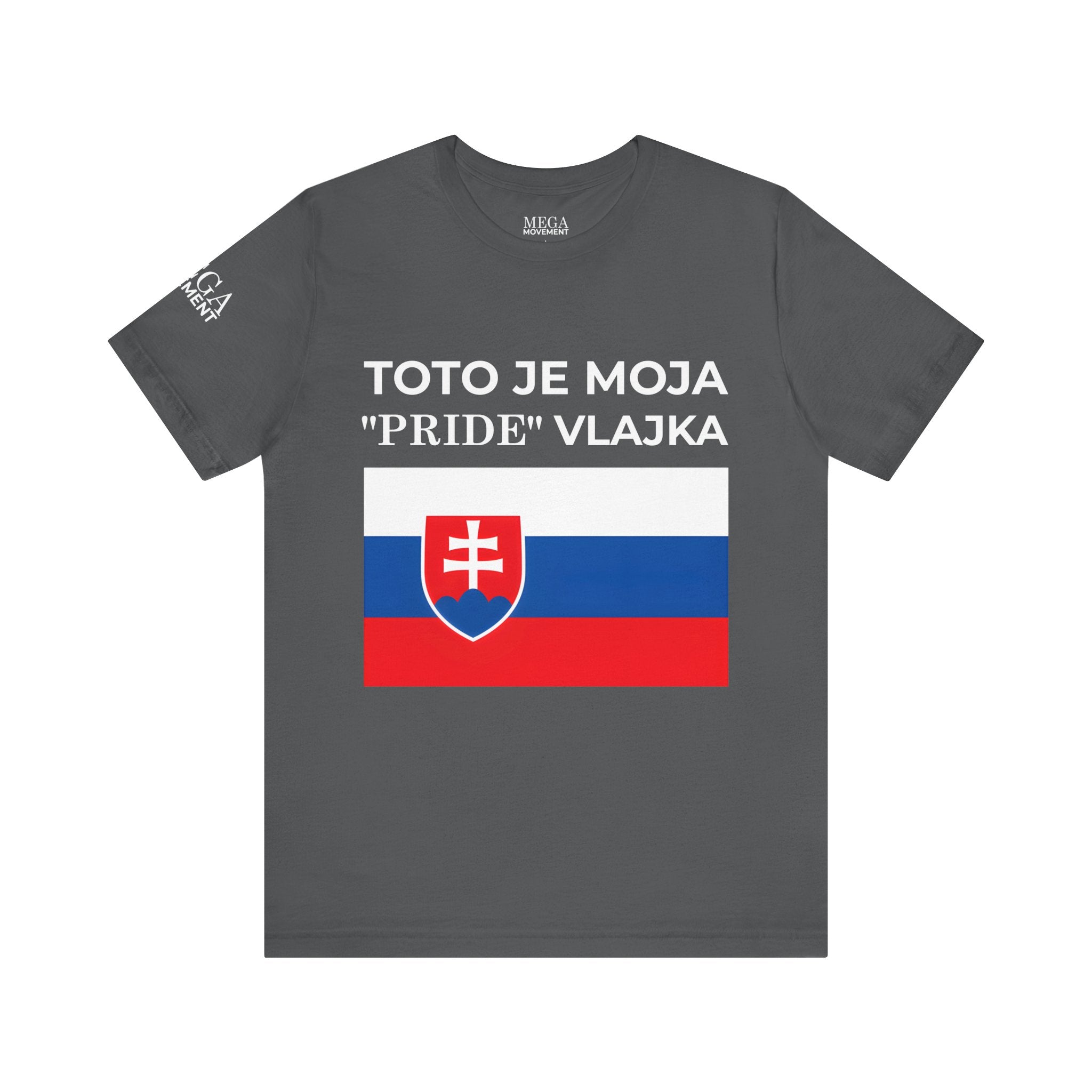 Slovakia Pride Flag Unisex Tee, Casual Wear, Festival Shirt, Summer Fashion, Everyday Comfort - Mega Movement