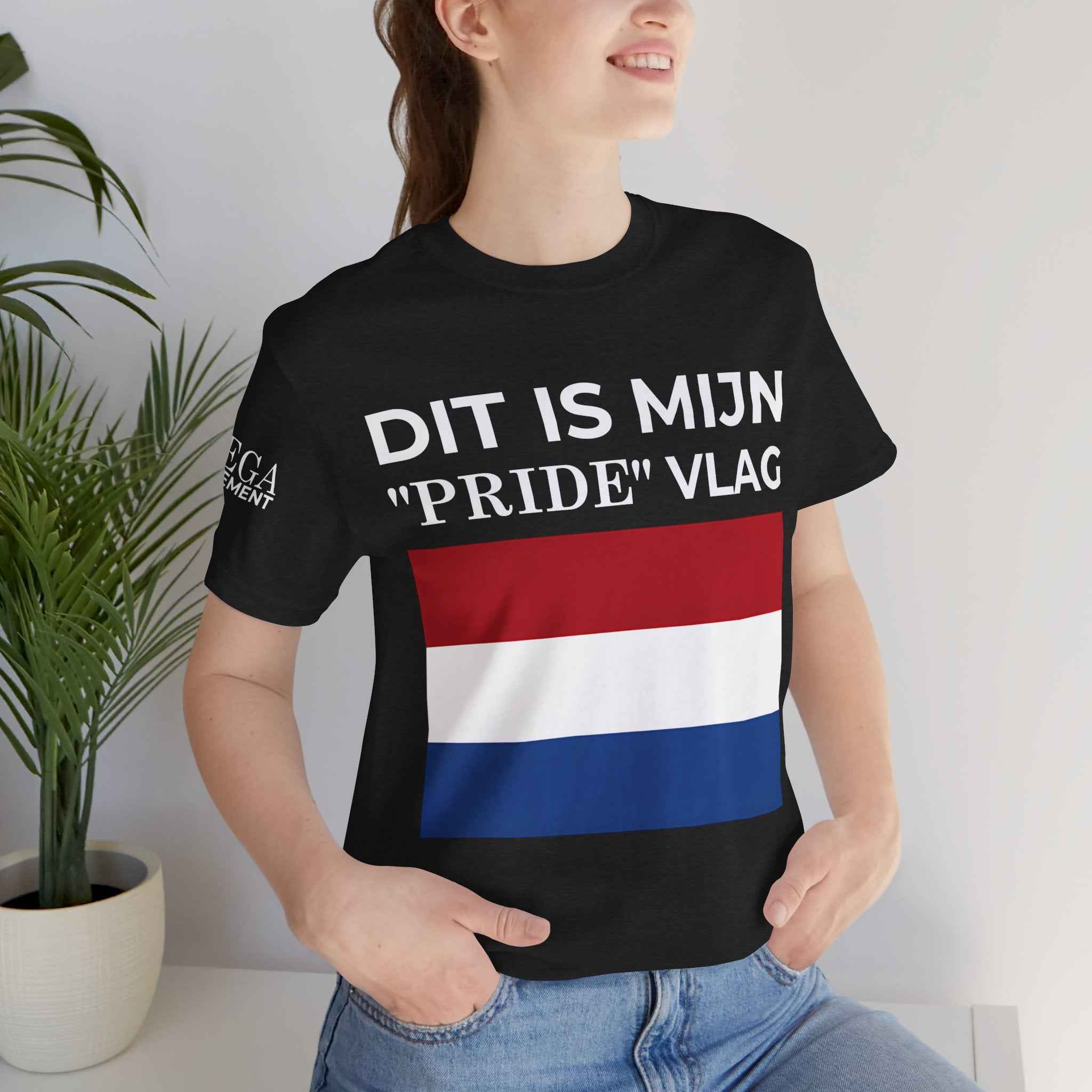 Netherlands Pride Flag Unisex Tee, Patriotic Apparel, Short Sleeve T-Shirt