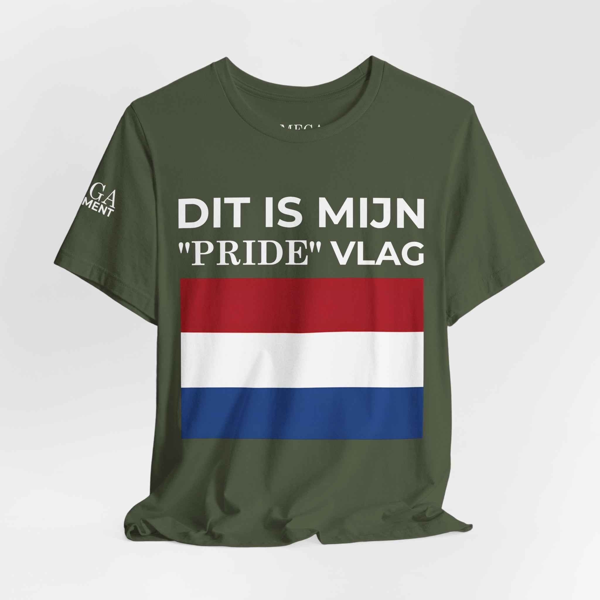 Netherlands Pride Flag Unisex Tee, Patriotic Apparel, Short Sleeve T-Shirt