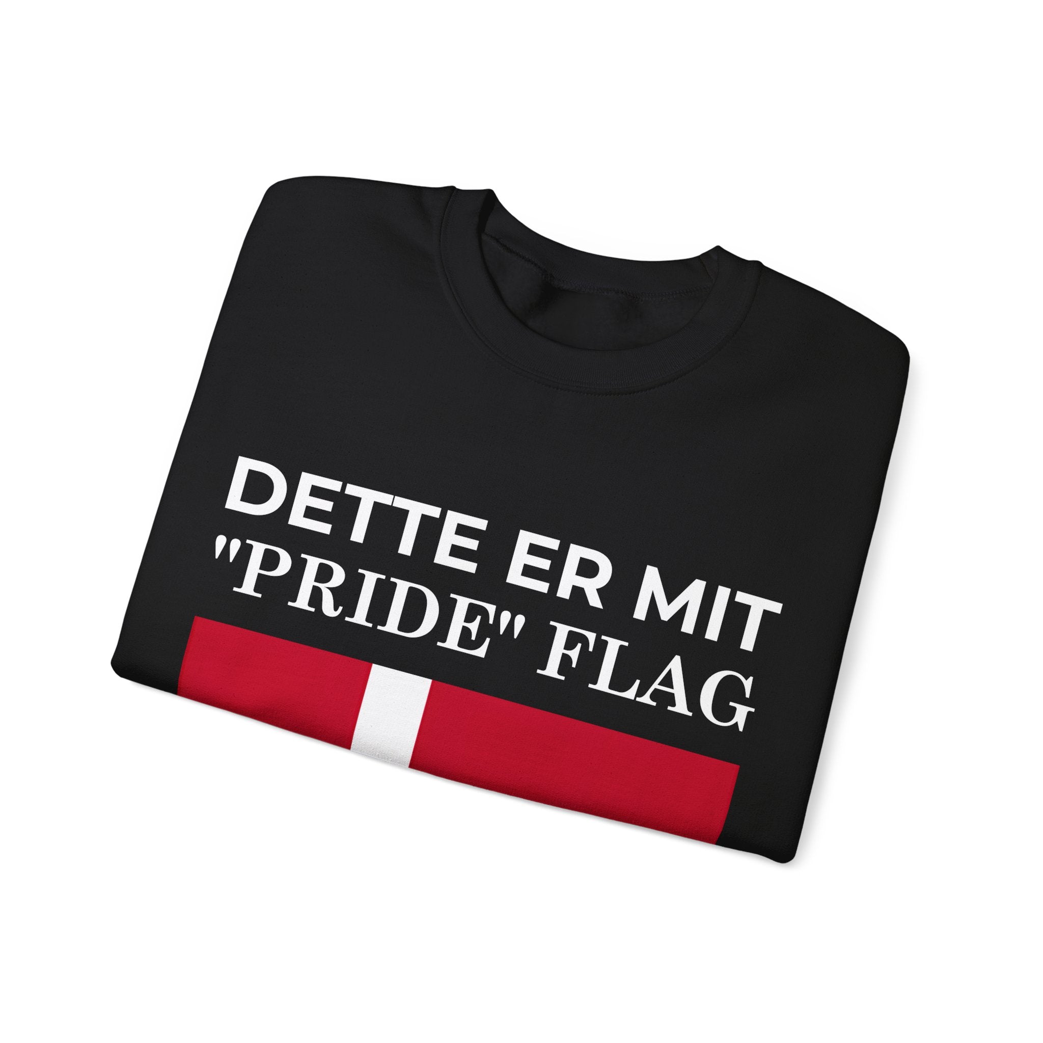 Denmark Pride Flag Crewneck Sweatshirt – Celebrate your heritage, Comfortable Streetwear, Unisex Gift - Mega Movement