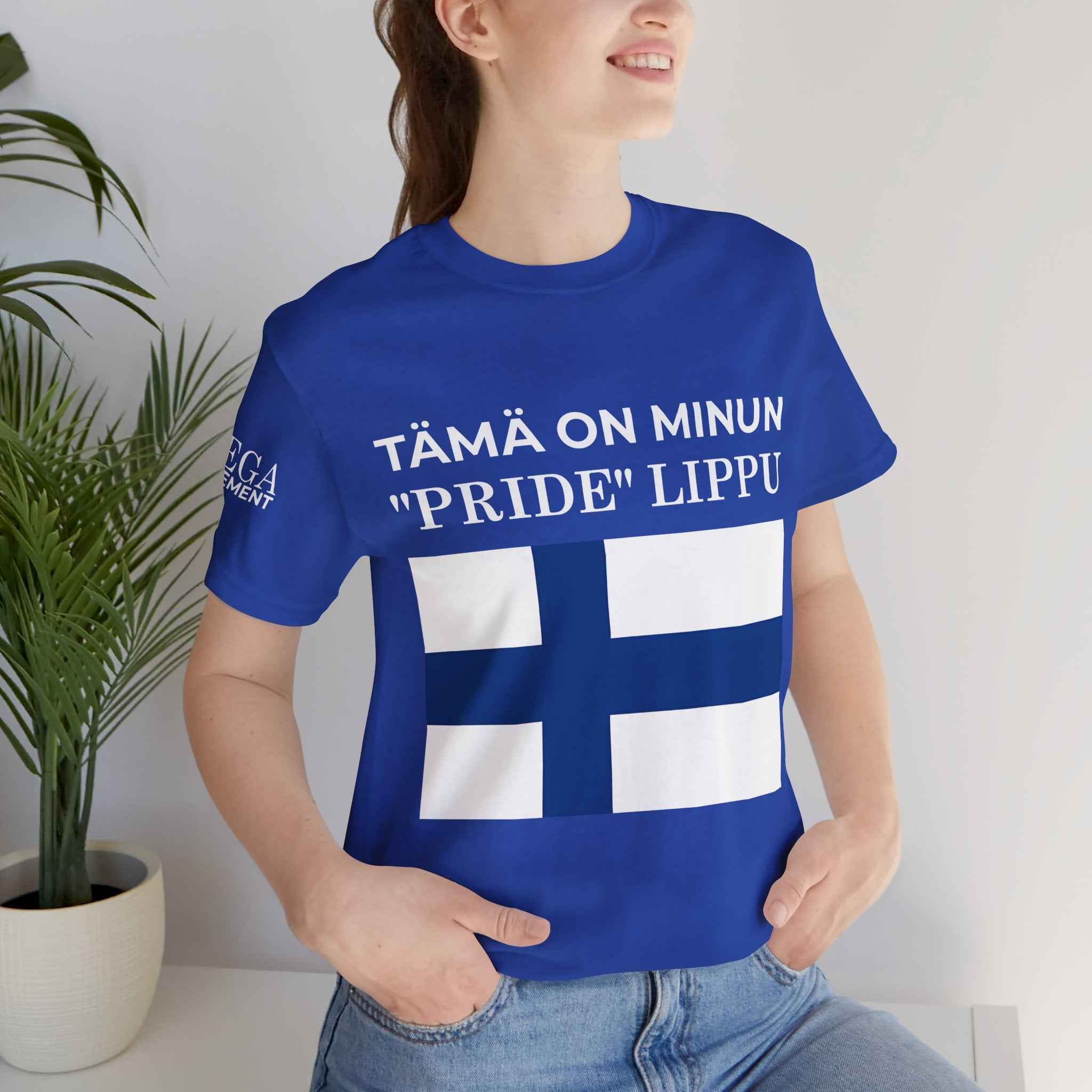 Finland Pride Flag Tee, Unisex Jersey T-Shirt for Patriot Pride, Finnish Pride Apparel, Comfortable Casual Wear, Statement Clothing