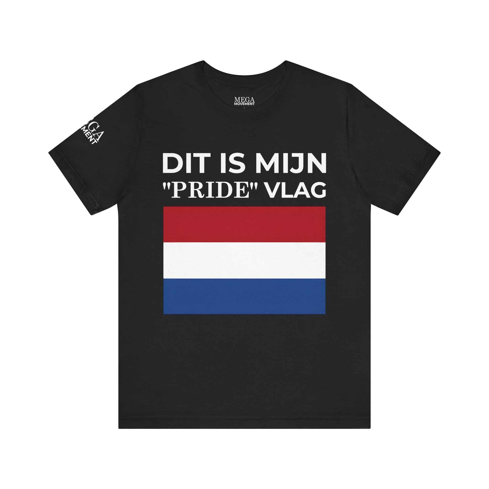 Netherlands Pride Flag Unisex Tee, Patriotic Apparel, Short Sleeve T-Shirt