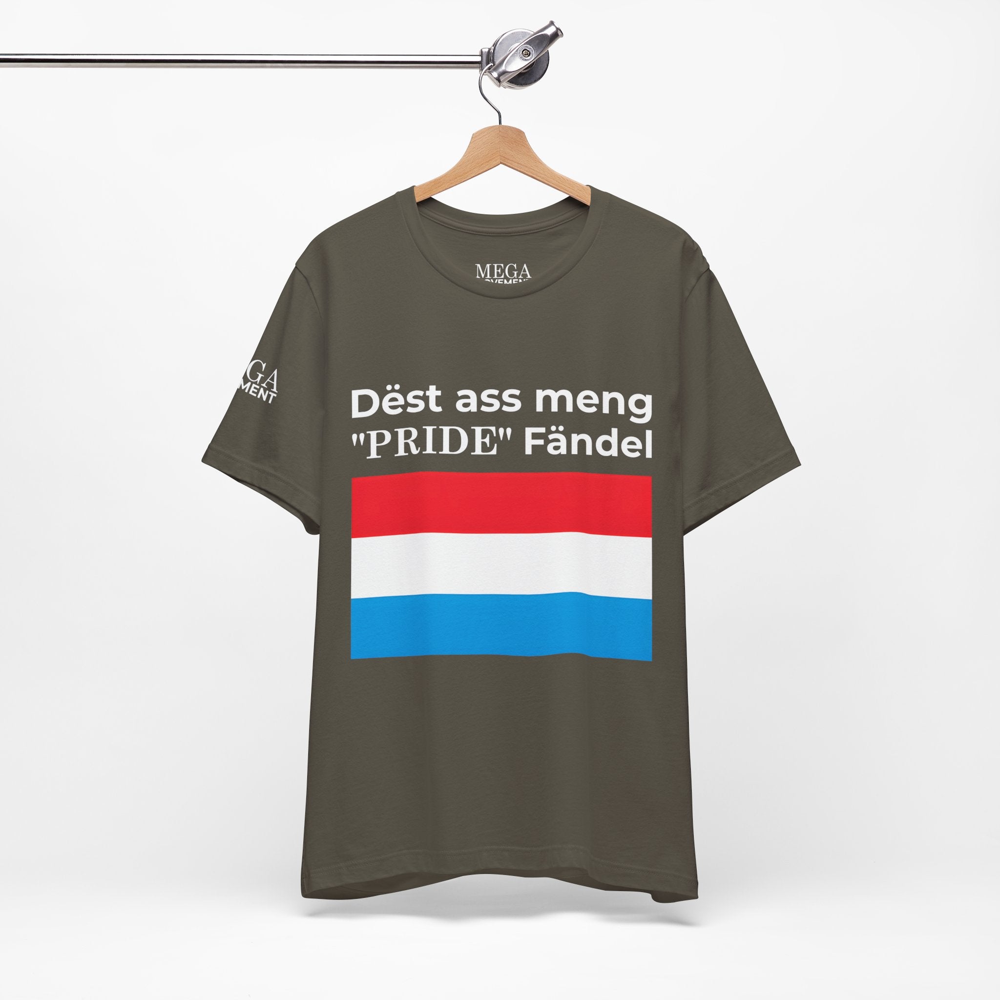 Luxembourg Pride Flag Unisex Tee, Patriotic Pride, Casual Wear, Unisex Shirt - Mega Movement