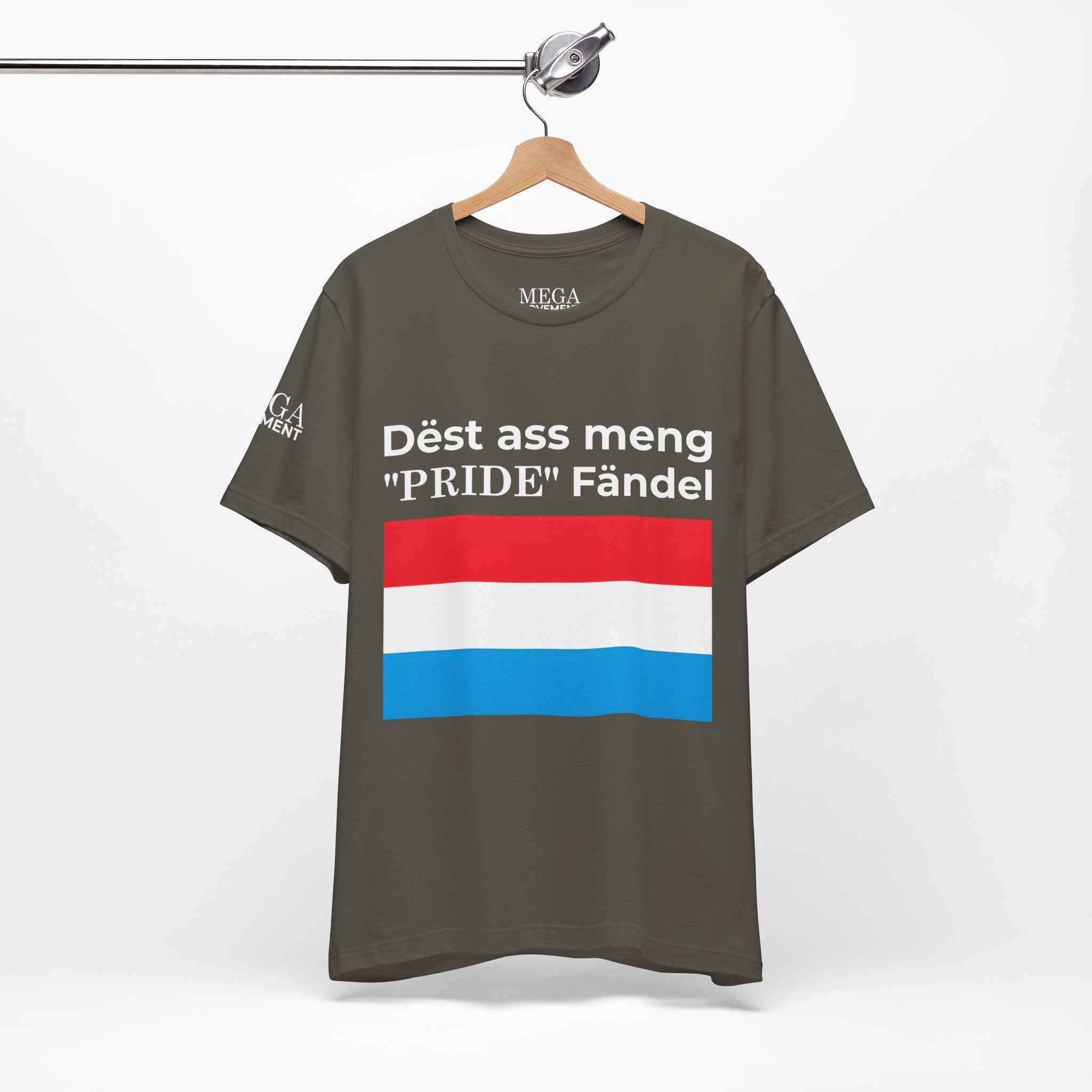Luxembourg Pride Flag Unisex Tee, Patriotic Pride, Casual Wear, Unisex Shirt