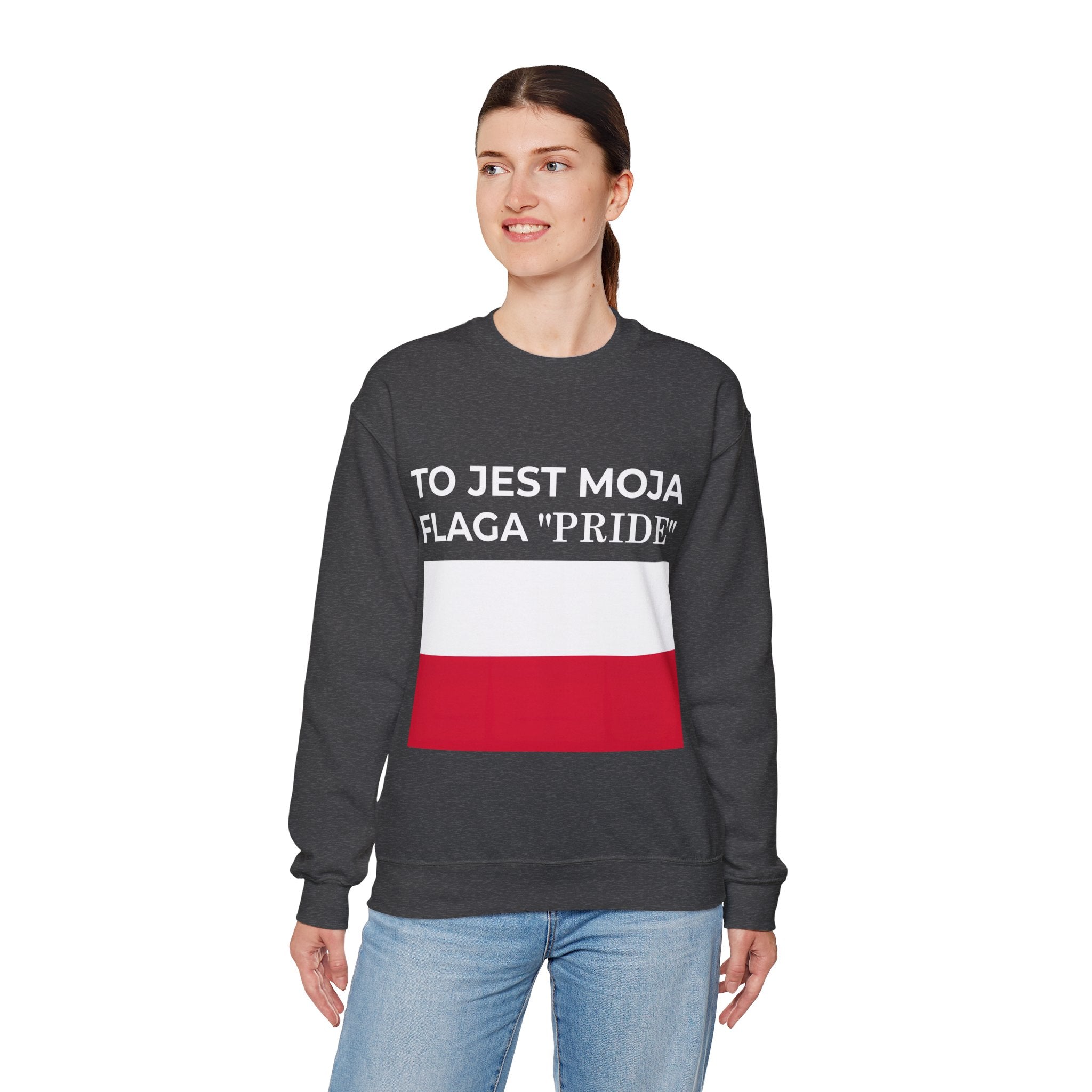 Polish Pride Crewneck Sweatshirt - Unisex Heavy Blend™, Comfortable Fashion - Mega Movement