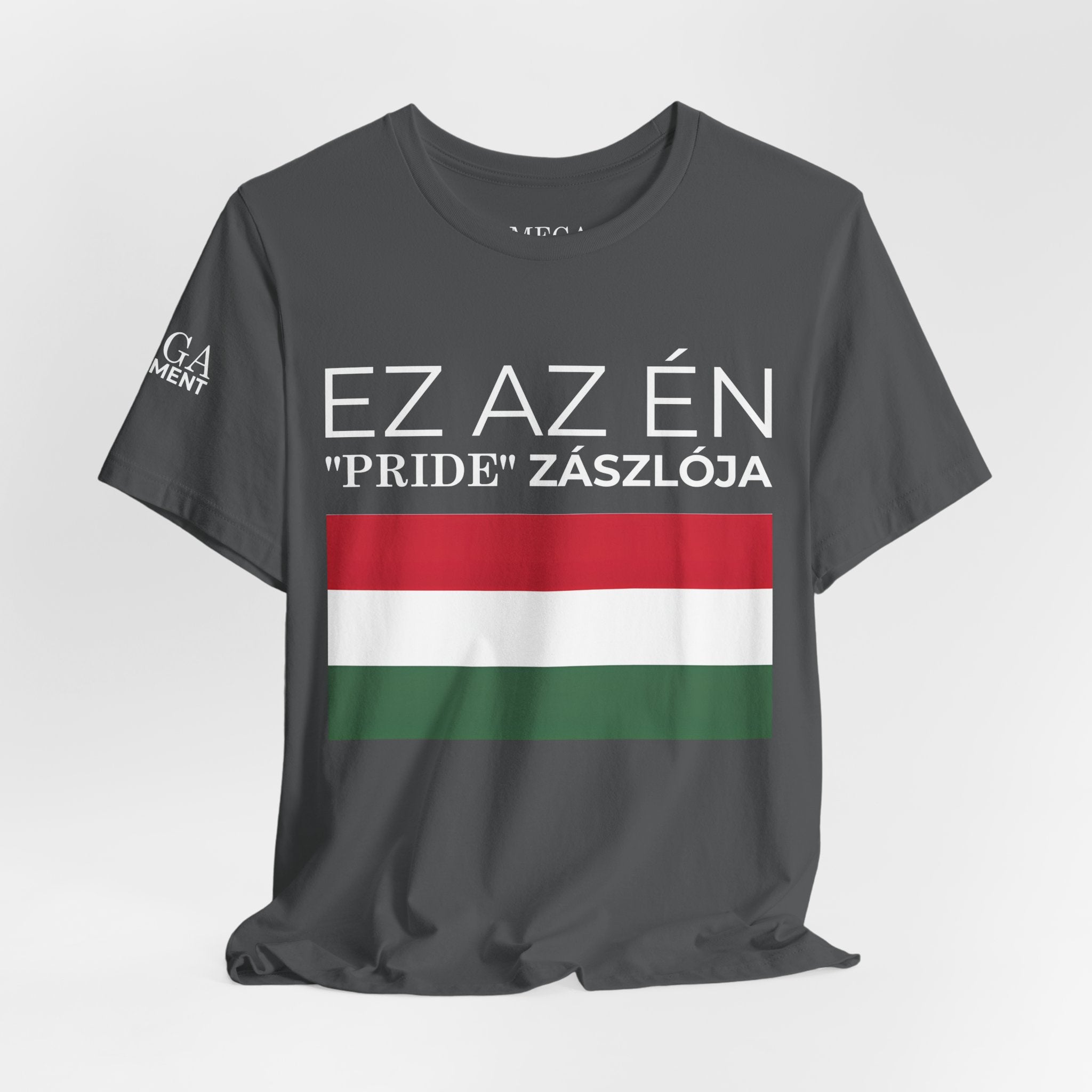 Hungary Pride Flag Tee | Unisex Jersey Short Sleeve Tee, Patriot Apparel, Festival Outfit, Statement Shirt, Hungary Pride Clothing, Gift for Activists - Mega Movement