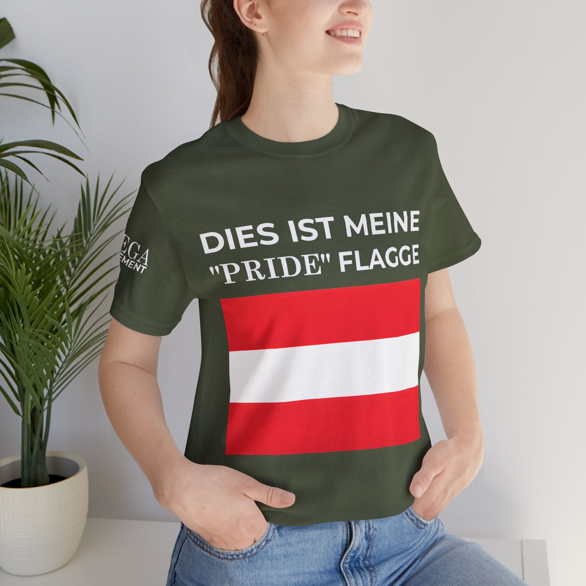 Austrian Pride Unisex Jersey Tee, Pride Apparel, Casual Everyday Wear - Mega Movement