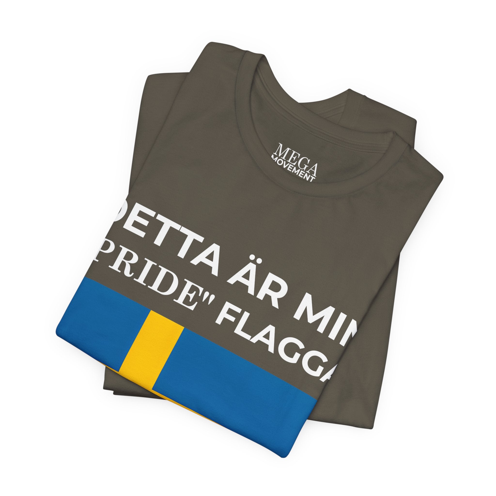 Swedish Flag Unisex Jersey Tee, Casual T-Shirt, Gifts for Sweden Lovers, Summer Style, Travel Apparel, National Day Wear - Mega Movement