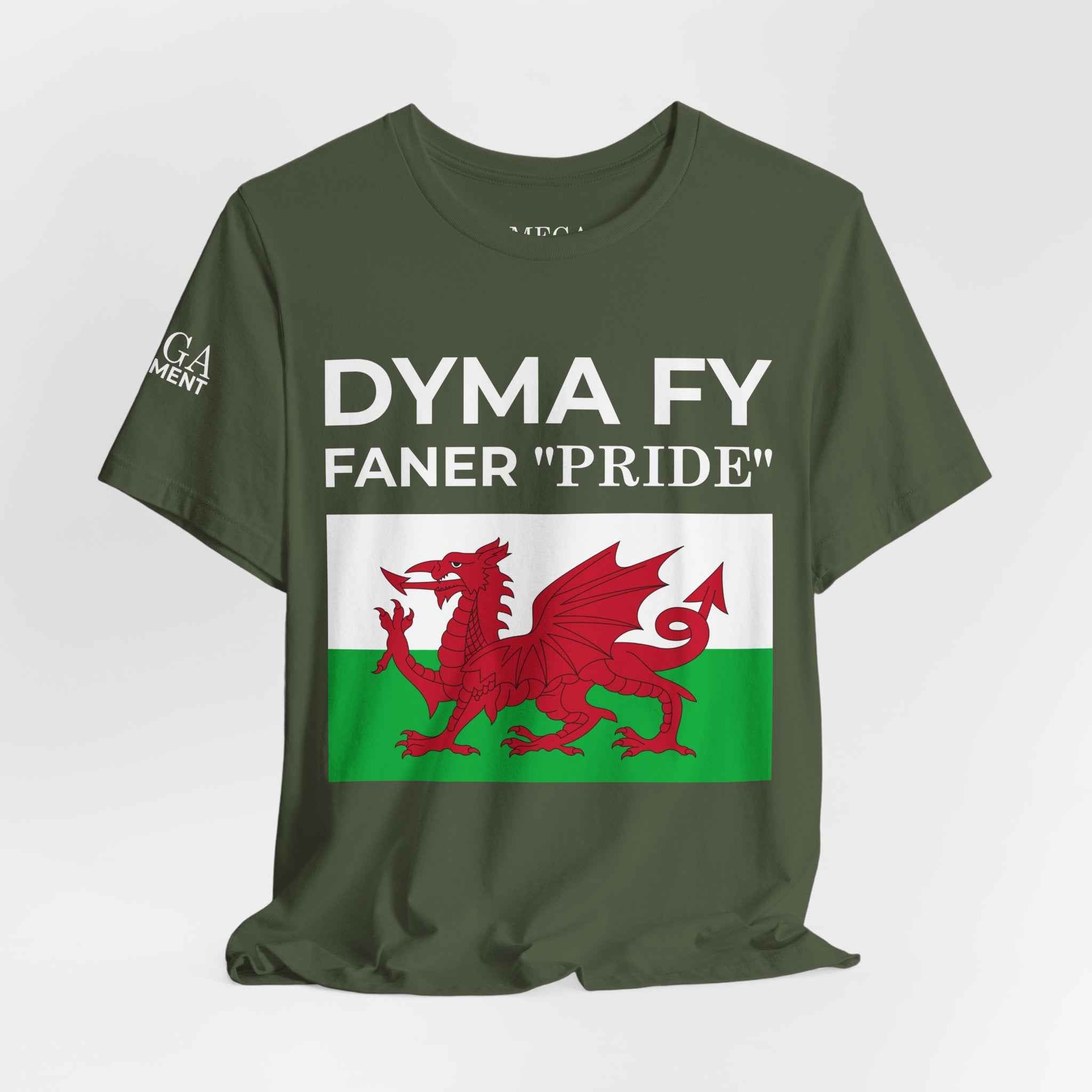 Welsh Pride Unisex Tee, Comfortable Graphic T-shirt, Casual Wear, Gift for Dragon Lovers, Birthday Present, St. David's Day Top