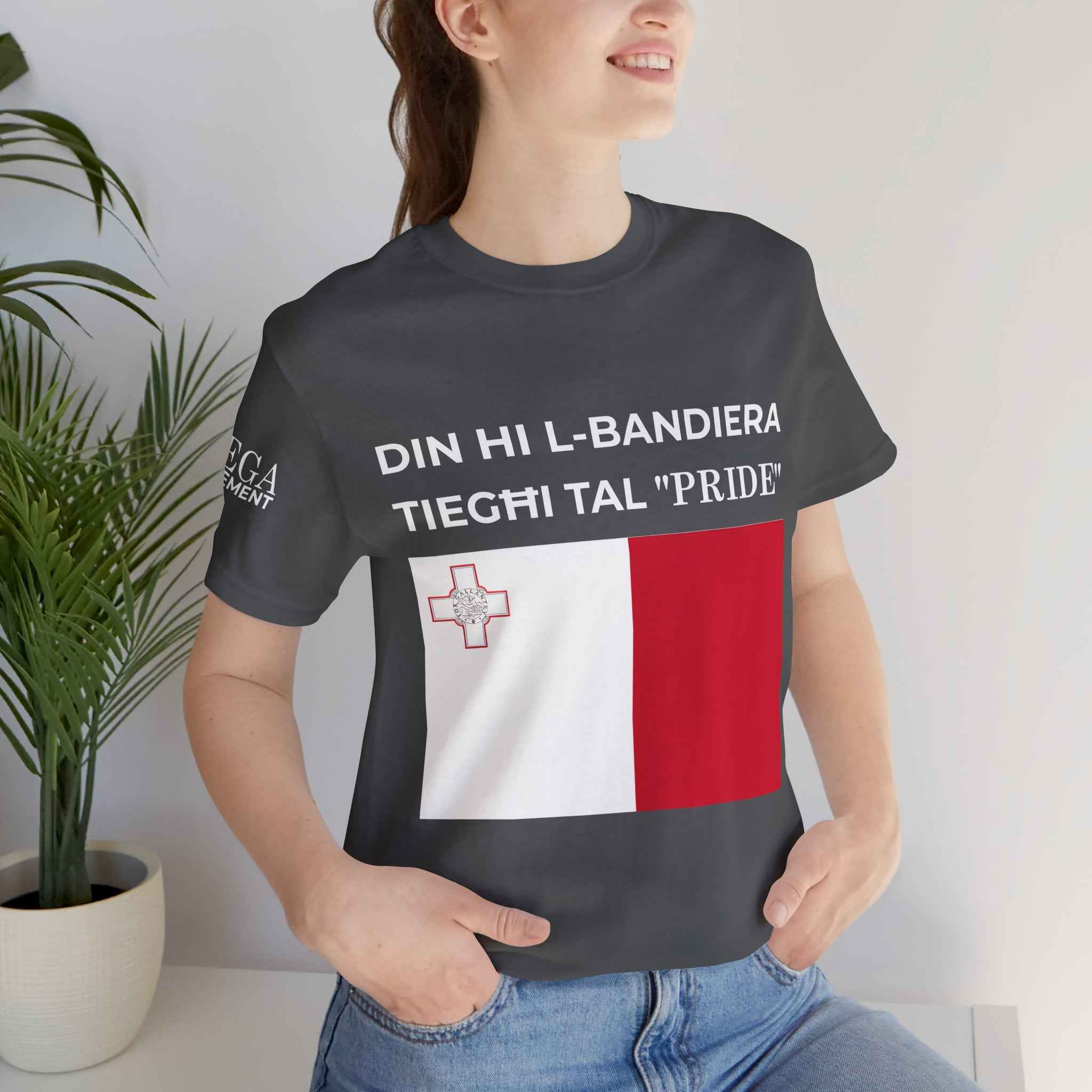 Malta Pride T-Shirt | Unisex Jersey Tee Pride Marches, and Everyday Wear