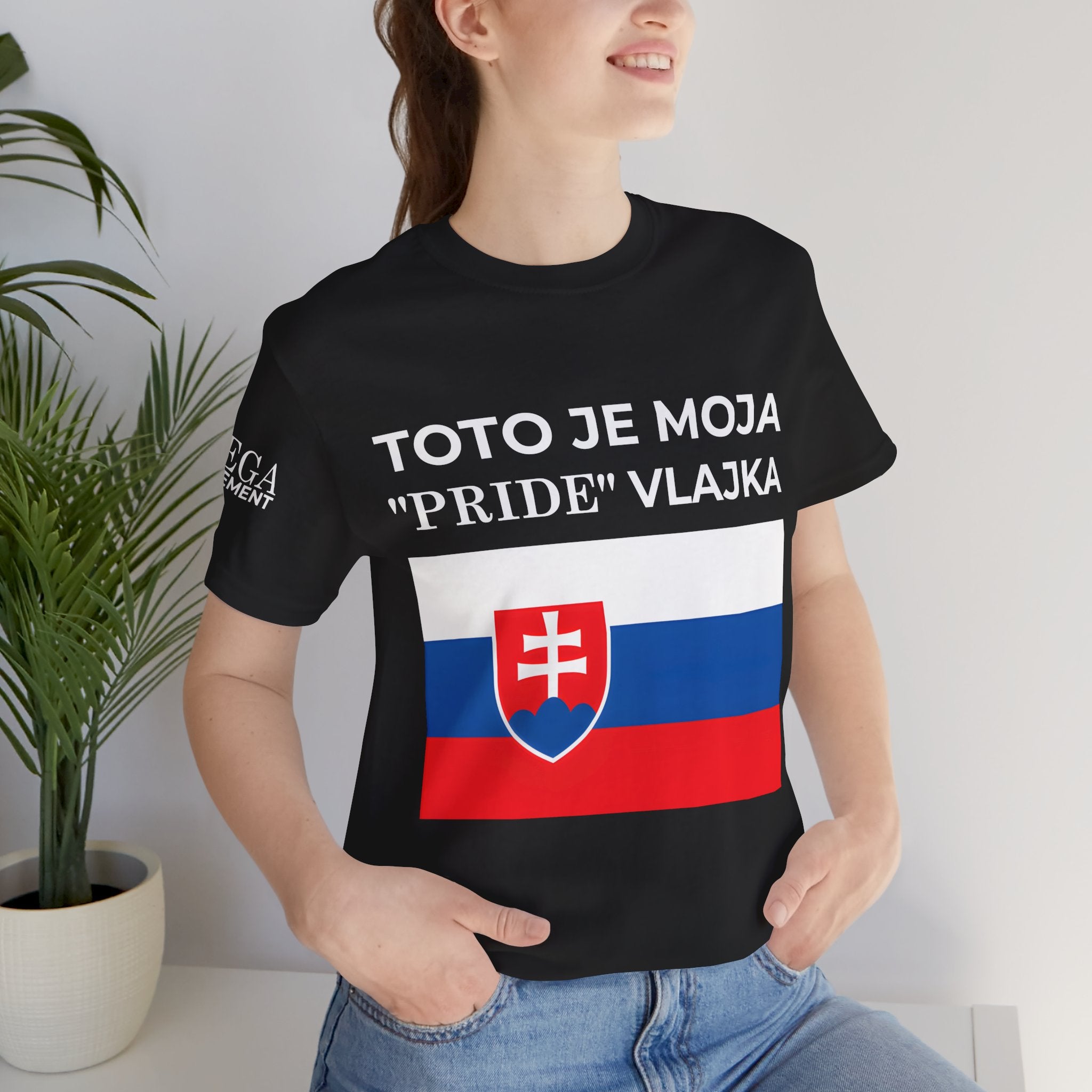 Slovakia Pride Flag Unisex Tee, Casual Wear, Festival Shirt, Summer Fashion, Everyday Comfort - Mega Movement