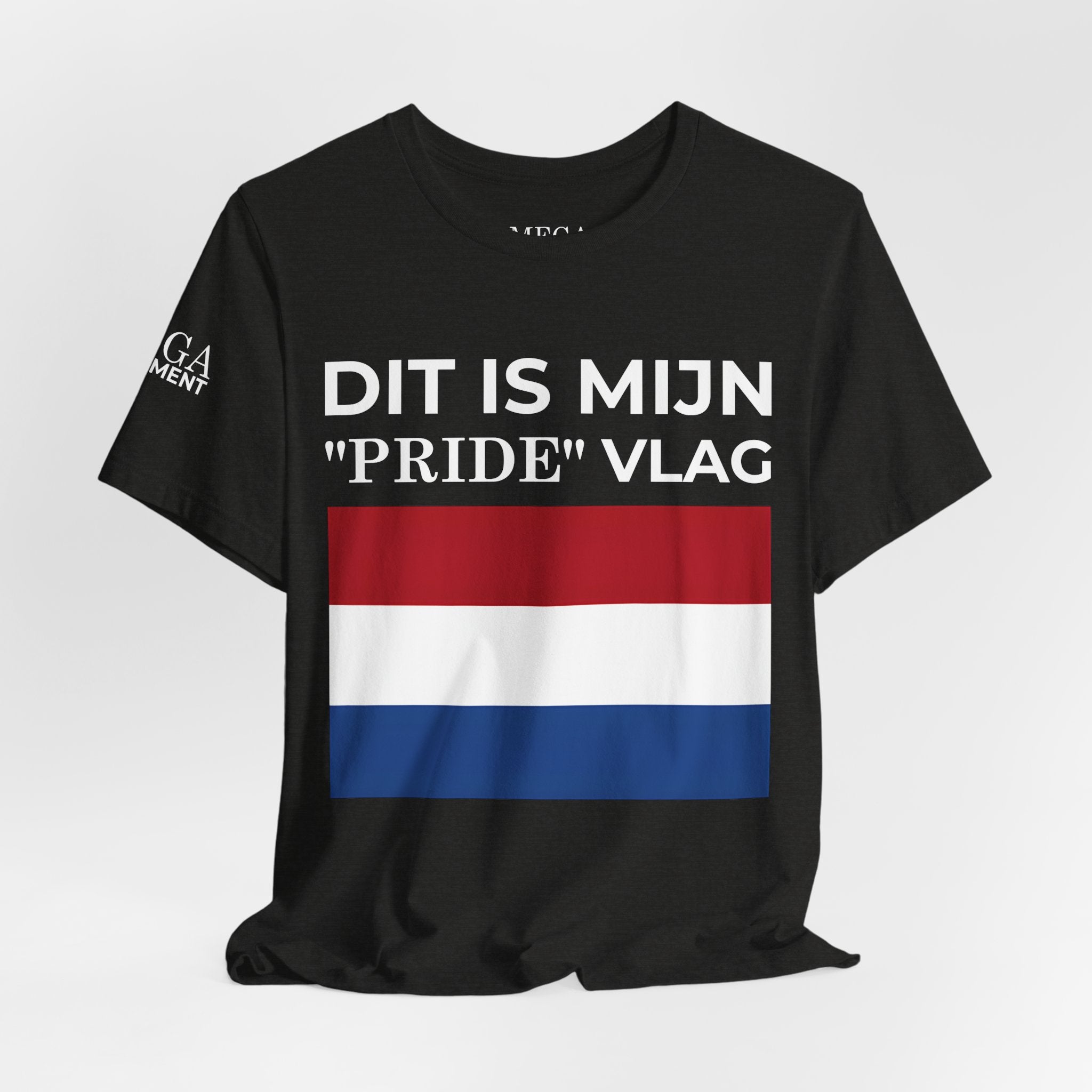 Netherlands Pride Flag Unisex Tee, Patriotic Apparel, Short Sleeve T-Shirt - Mega Movement