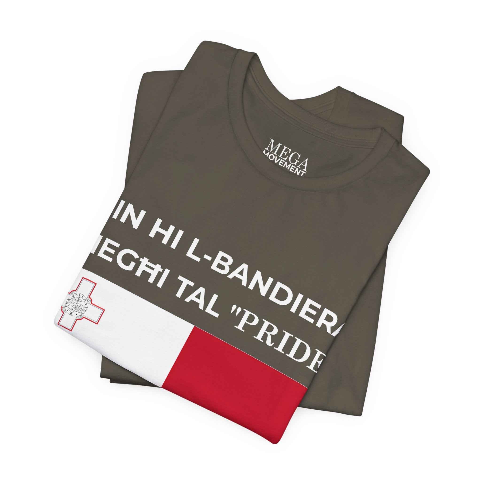 Malta Pride T-Shirt | Unisex Jersey Tee Pride Marches, and Everyday Wear