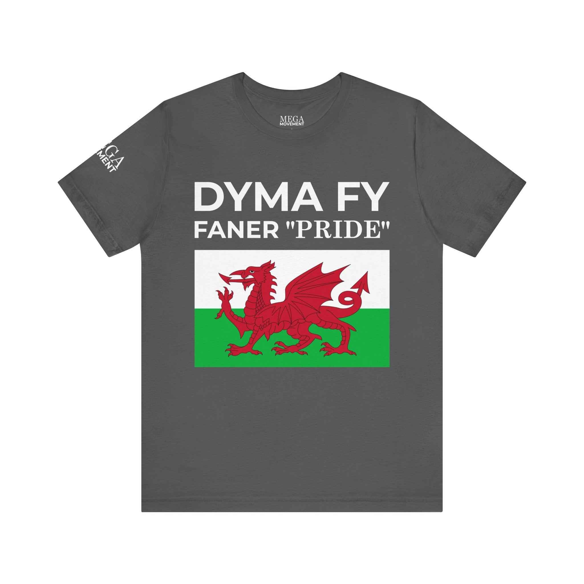 Welsh Pride Unisex Tee, Comfortable Graphic T-shirt, Casual Wear, Gift for Dragon Lovers, Birthday Present, St. David's Day Top