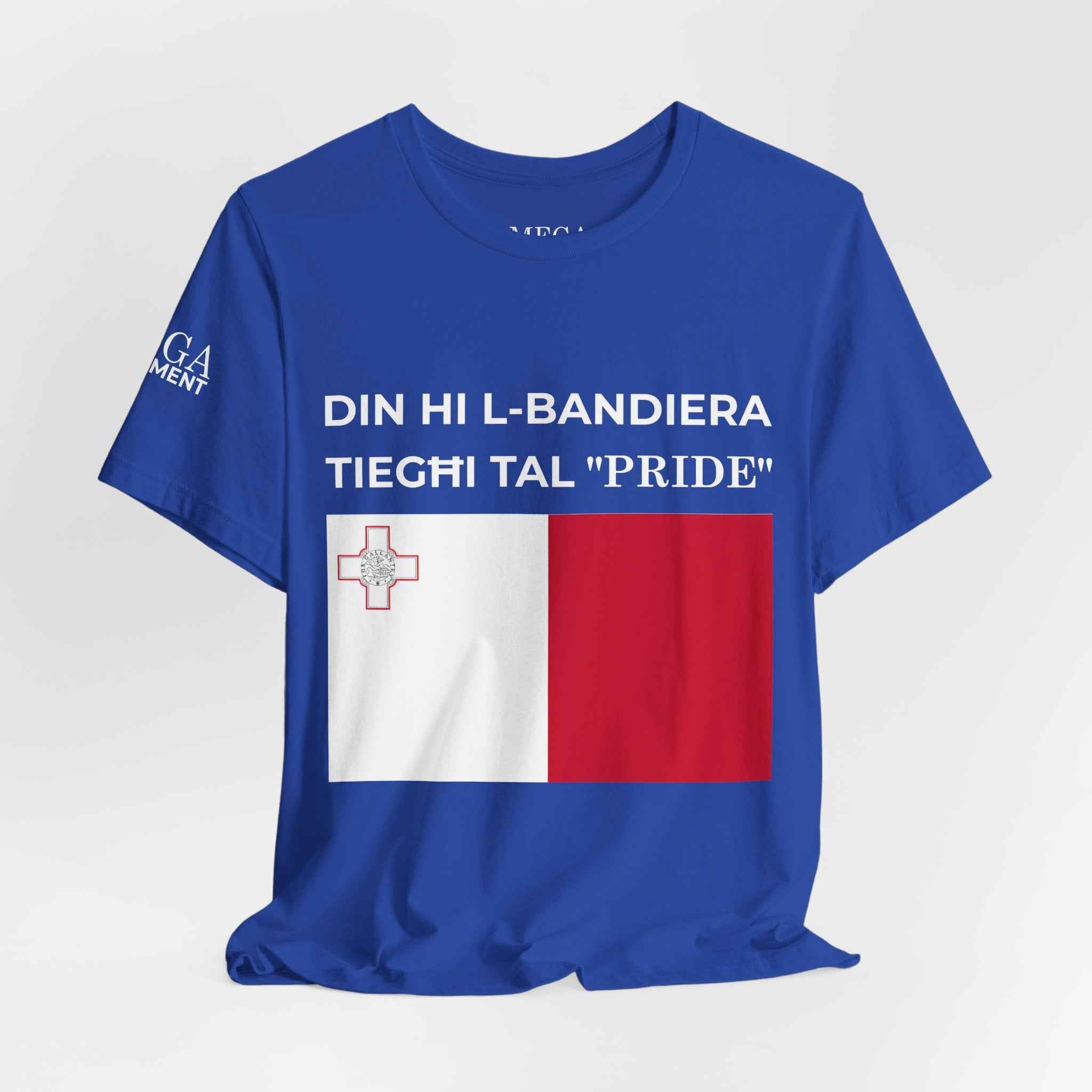 Malta Pride T-Shirt | Unisex Jersey Tee Pride Marches, and Everyday Wear